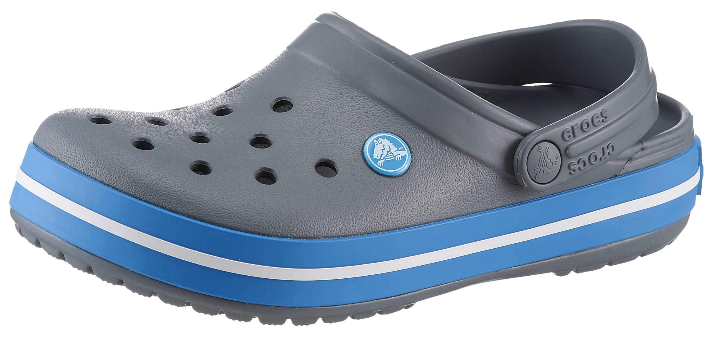 Crocs Clog »Crocband«, Sommerschuh, Gartenschuh, Poolslides, mit farbiger Laufsohle