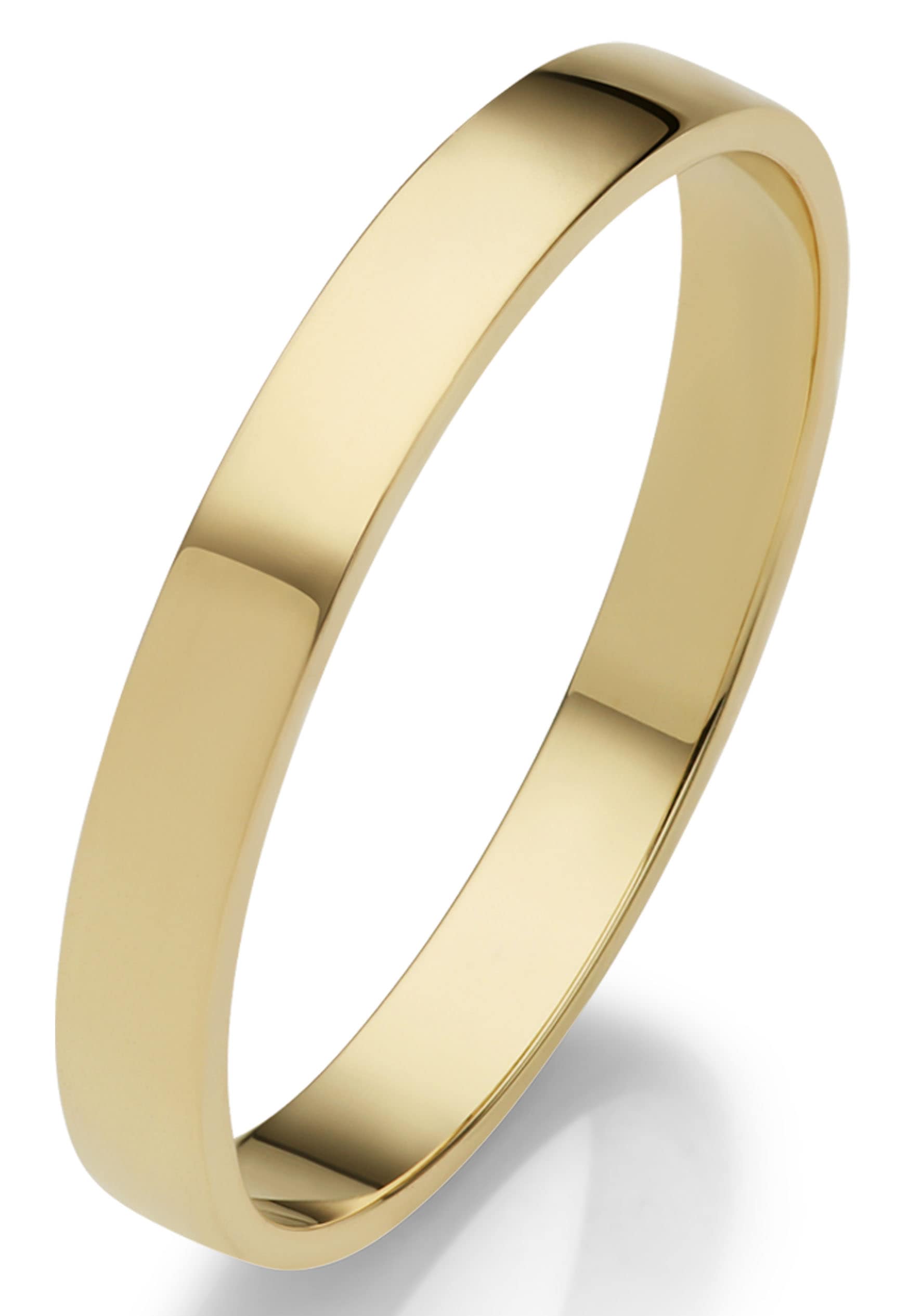 Firetti Trauring »Schmuck Geschenk Gold 375 Hochzeit Ehering "LIEBE"«, Made in Germany, wahlweise mit oder ohne Brillanten