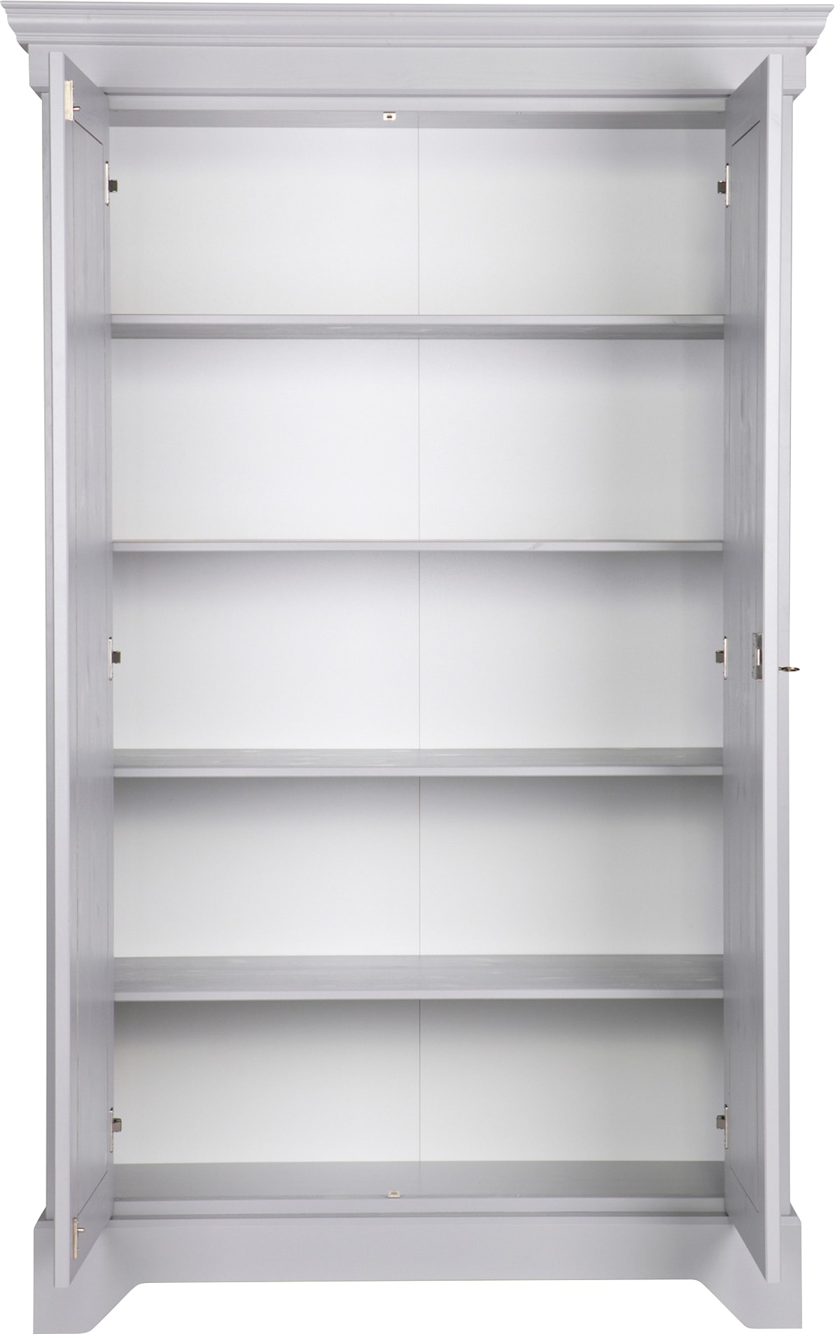WOOOD Garderobenschrank »Isabel«, mit 4 Fachböden, H 191 cm x B 118 cm