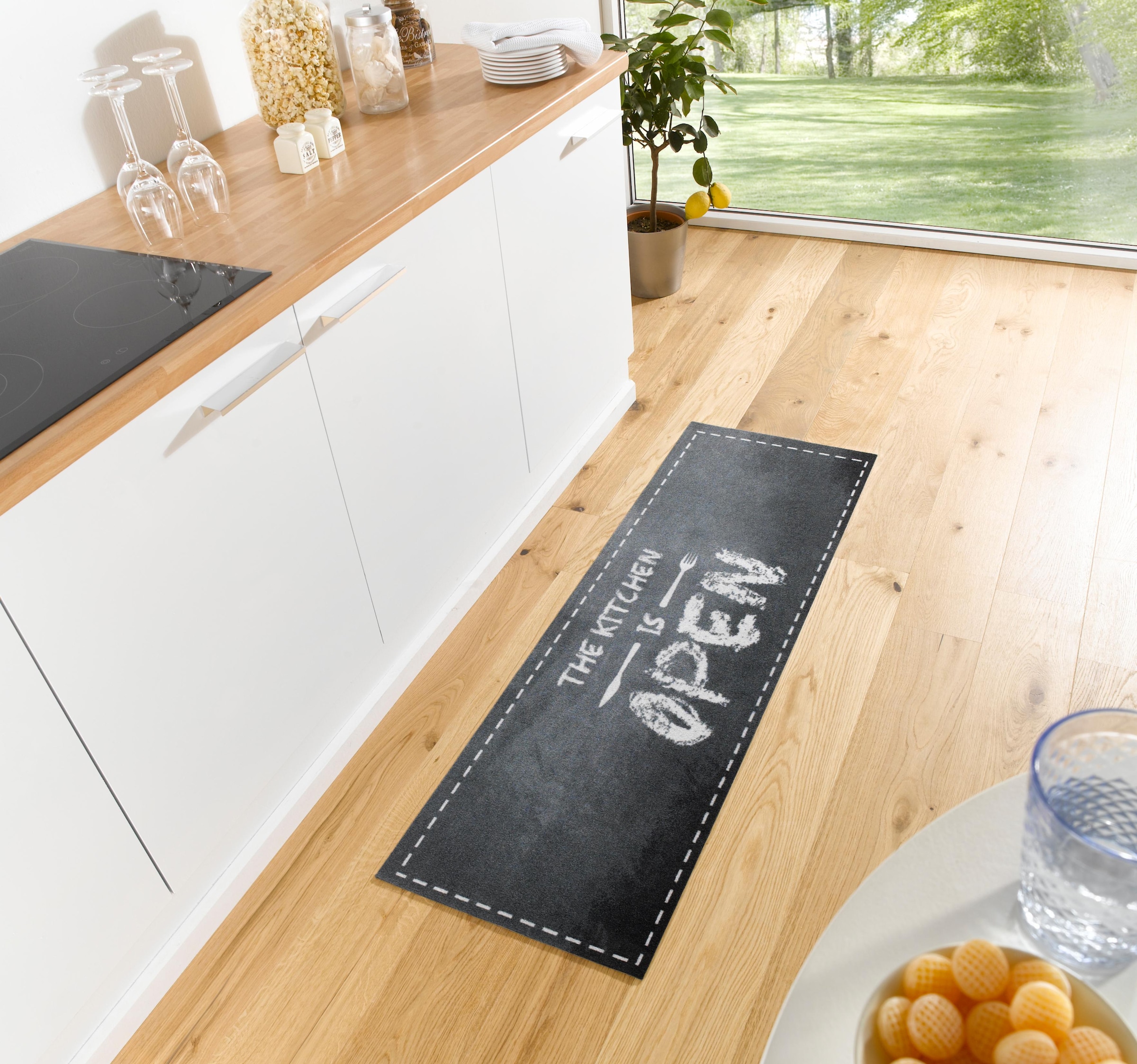 HANSE Home Küchenläufer open«, Kurzflor, »Kitchen Strapazierfähig, rutschhemmend, rechteckig, bestellen is Pflegeleicht schnell bequem und