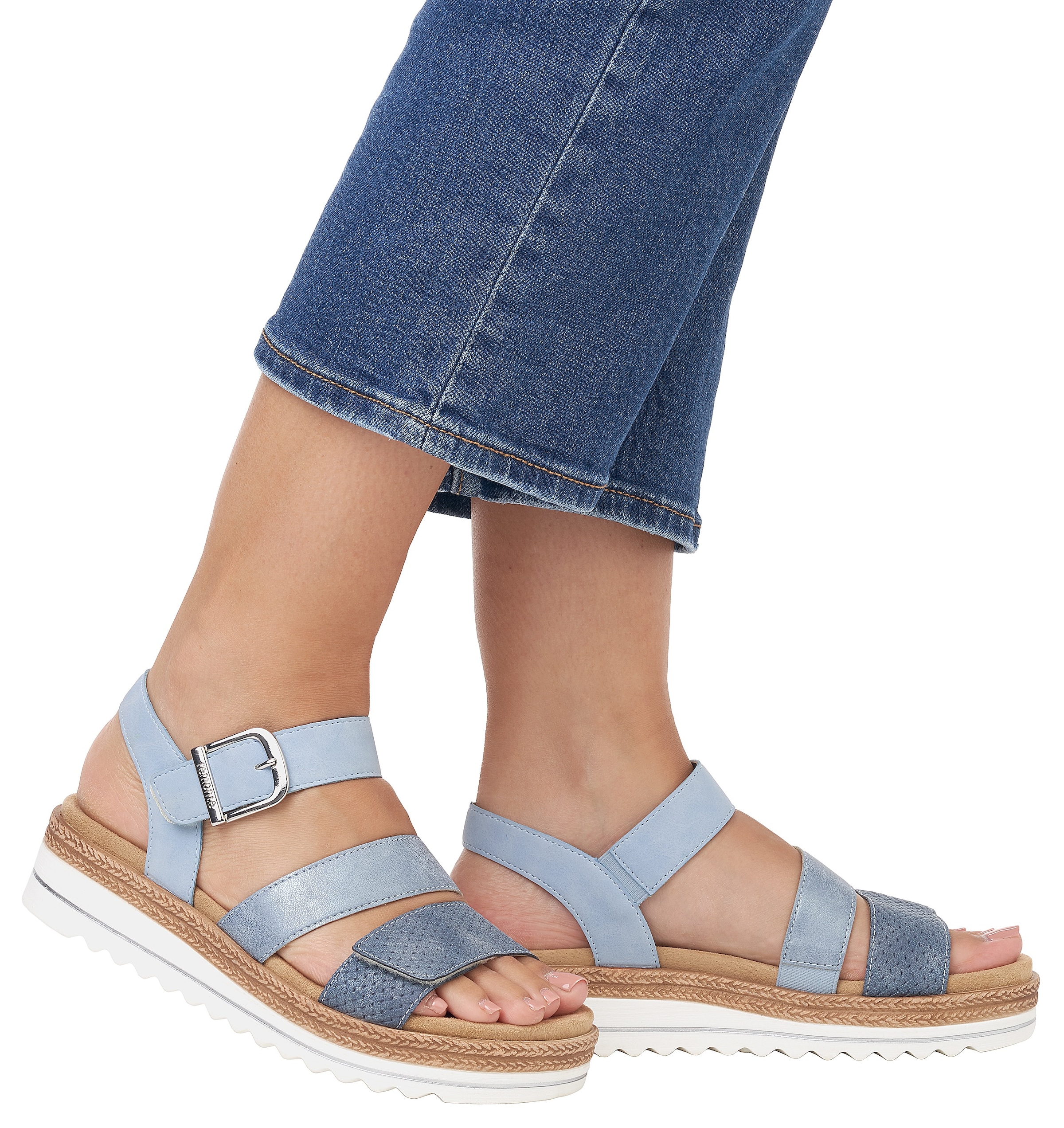 Remonte Keilsandalette  Keilabsatz, Sommerschuh, Sandale in veganer Verarbeitung