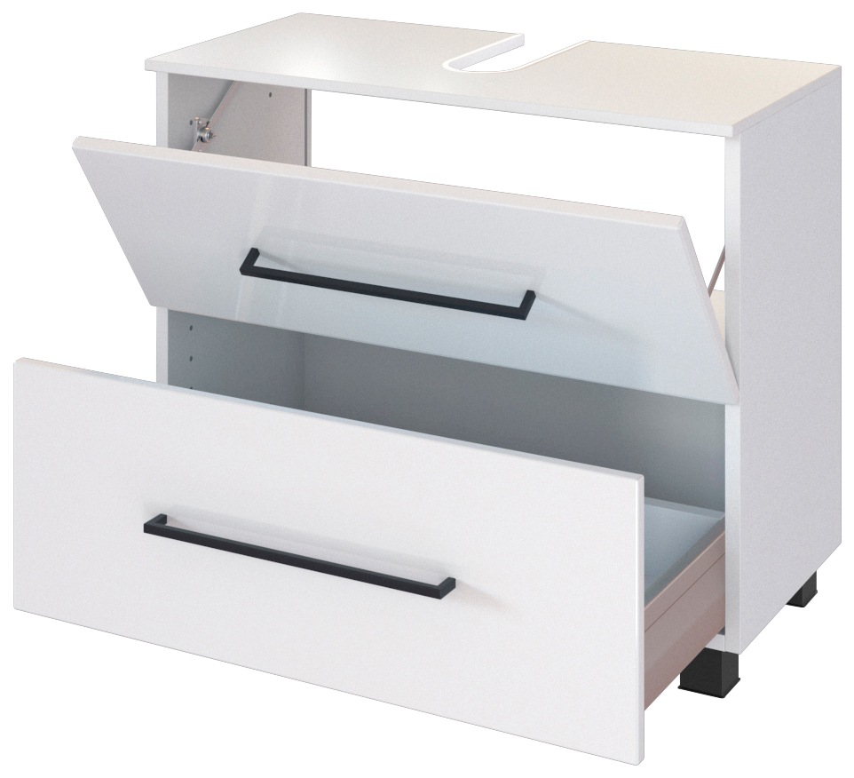 welltime Waschbeckenunterschrank "Luena" Breite 70 cm, mit Siphonausschnitt günstig online kaufen