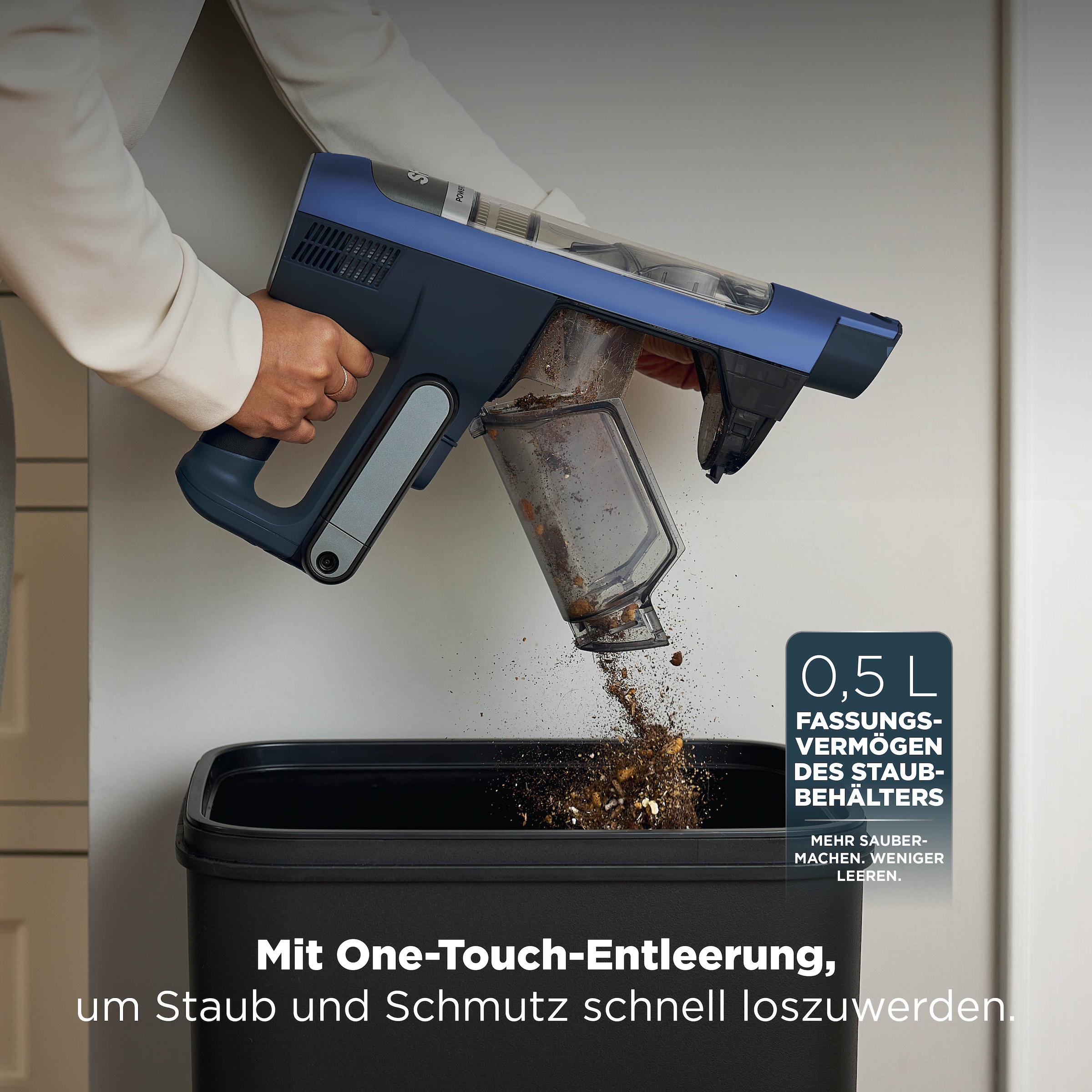 Shark Akku-Hand-und Stielstaubsauger »Shark PowerDetect Speed IA1241EU« 4 PowerDetect-Technologien, Reveal-Technologie