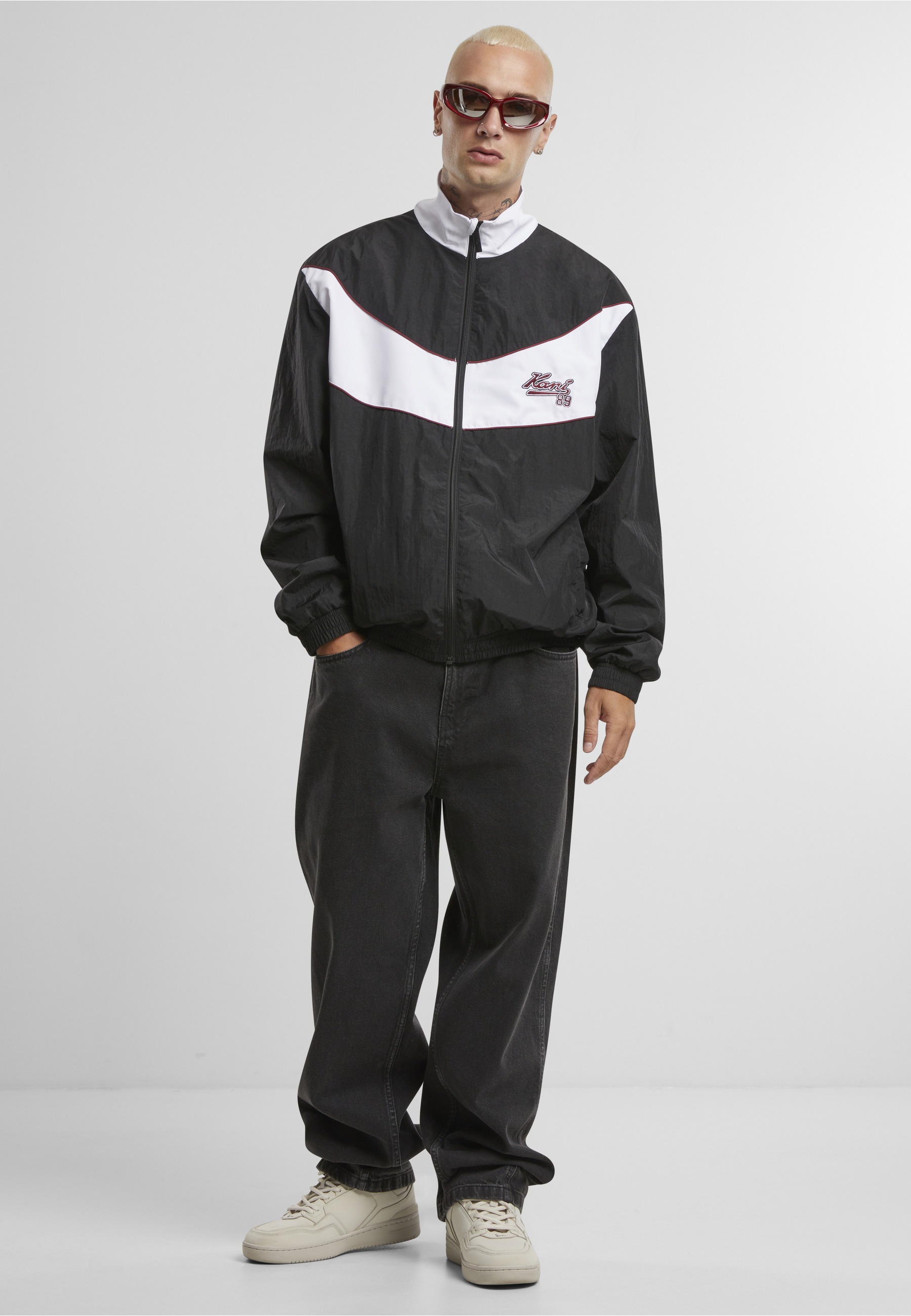 Karl Kani Trainingsjacke »Karl Kani Kani Varsity Trackjacket« 1 Stk. tlg. ohne Kapuze