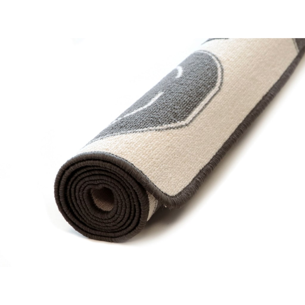 Primaflor-Ideen in Textil Kinderteppich »RETRO - Rennstrecke«, rechteckig