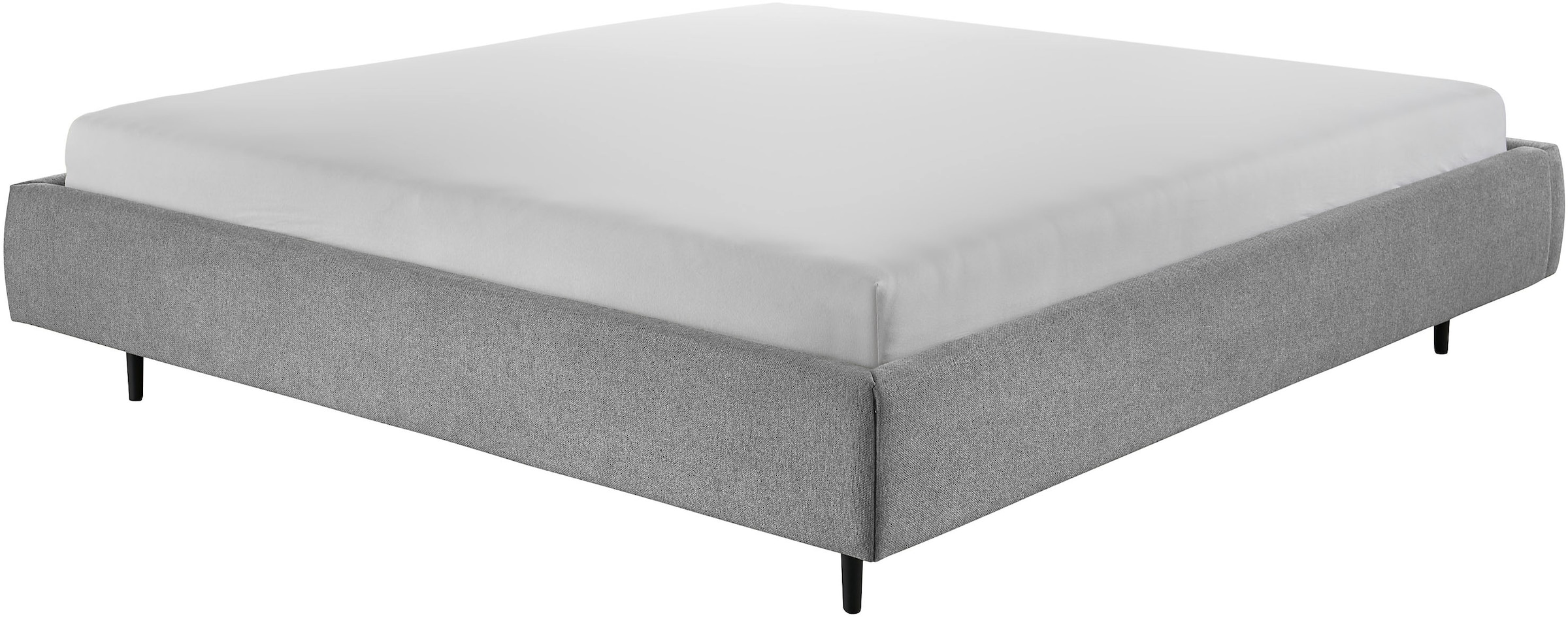 Home affaire Polsterbett »Lumira, rahmenhohes Design & wahweise Überlänge« inkl. 7-fache Einlegetiefenverstellung & saugroboterfreundliche Höhe