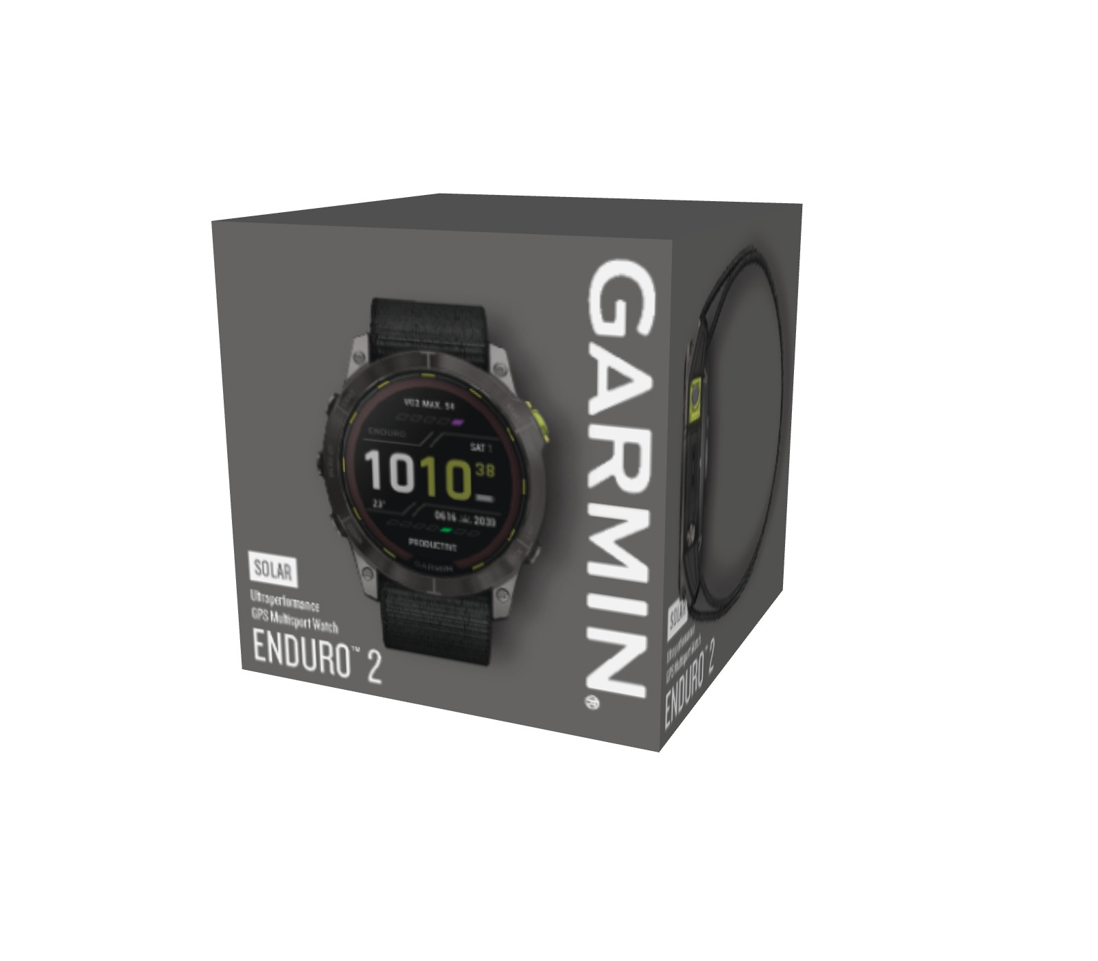 Garmin Smartwatch »Enduro 2 mit UltraFit-Armband«, (3,6 cm / 1,4 Zoll), 32 GB, Solarladung)