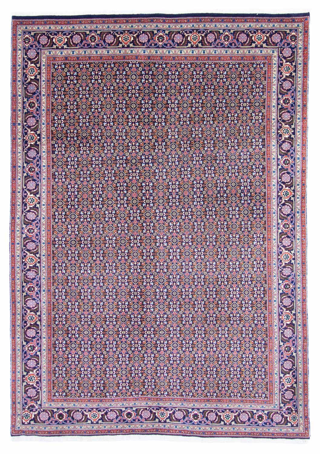 morgenland Wollteppich »Ardebil Durchgemustert Blu scuro 280 x 199 cm«, rec günstig online kaufen