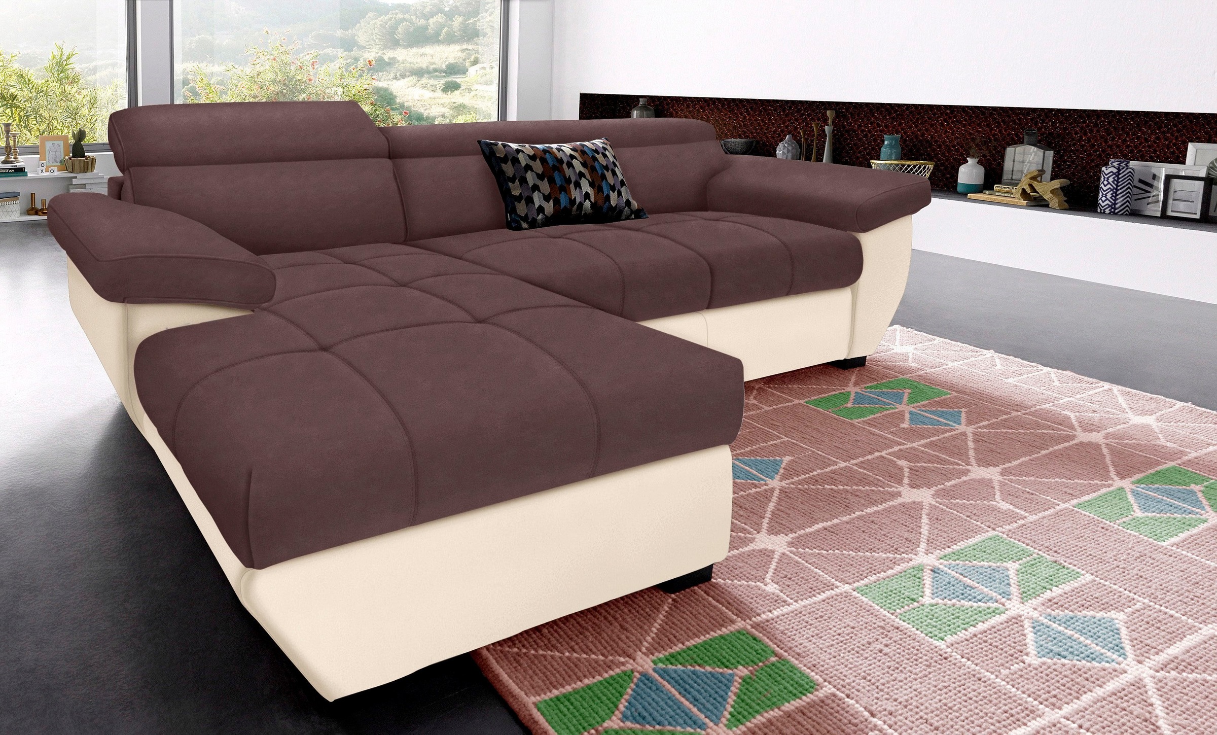 COTTA Polstergarnitur »Speedway L-Form«, (Set), Set bestehend aus: Ecksofa günstig online kaufen