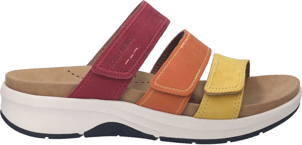 Josef Seibel Pantolette »Estelle 11«  Keilabsatz, Plateau, Sommerschuh mit Logoprägung, G-Weite