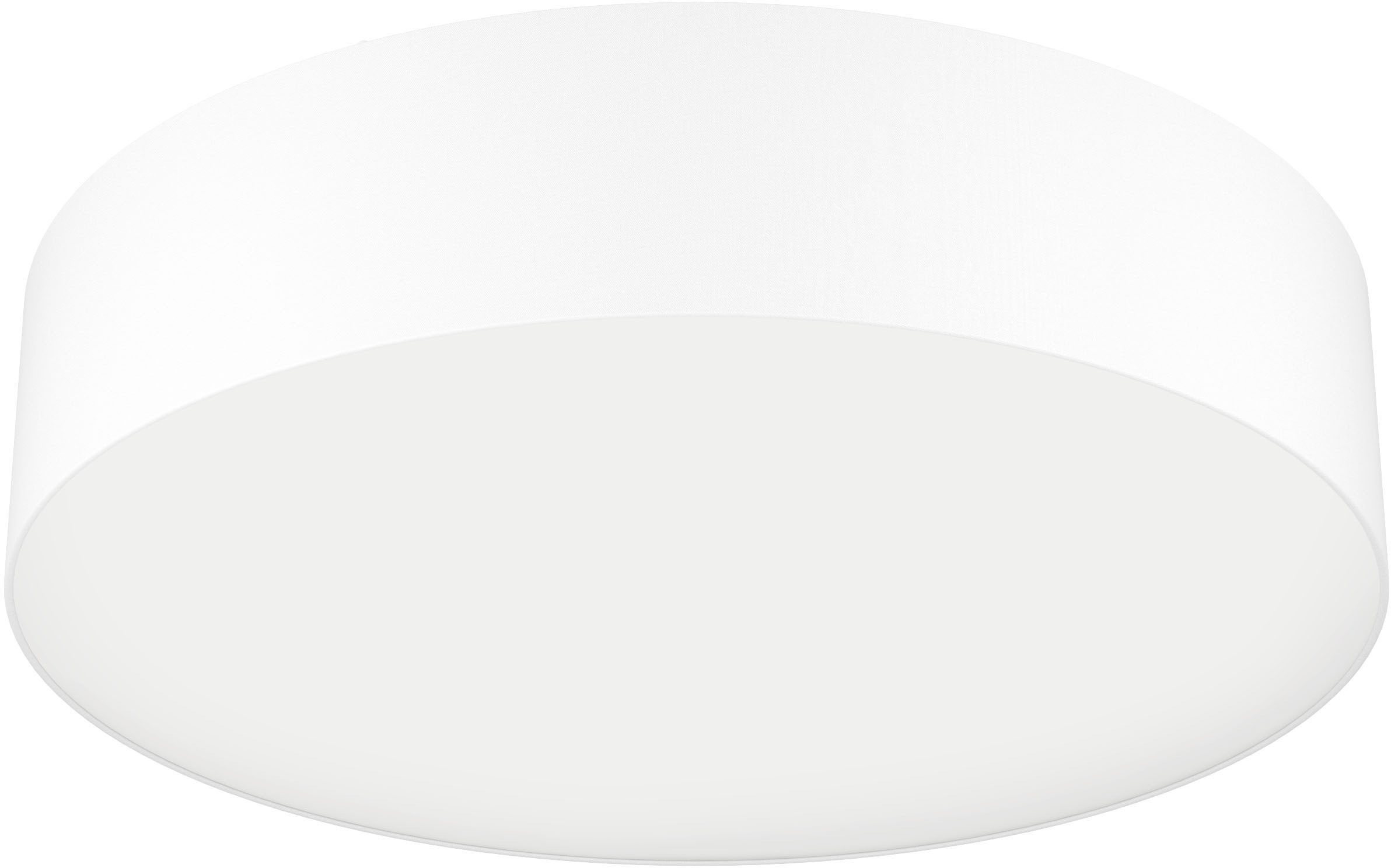 EGLO Deckenleuchte »ROMAO-Z Deckenlampe weiß, Textil, ZigBee 3.0, Timer, Di günstig online kaufen