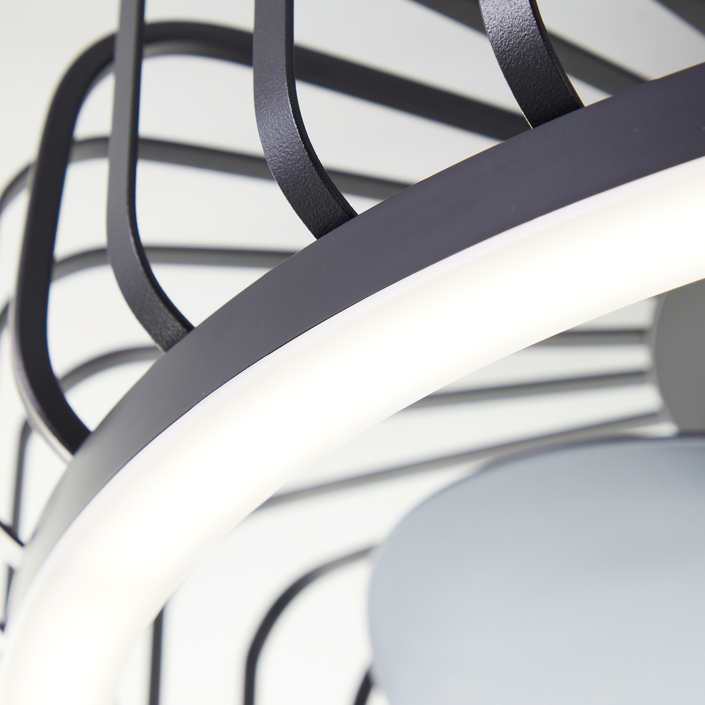 Brilliant LED Deckenleuchte »Capo« LED-Modul 1 Stk. warmweiß - kaltweiß LED-Ventilator, Ø 48 cm, 4200 lm, dimmbar, CCT