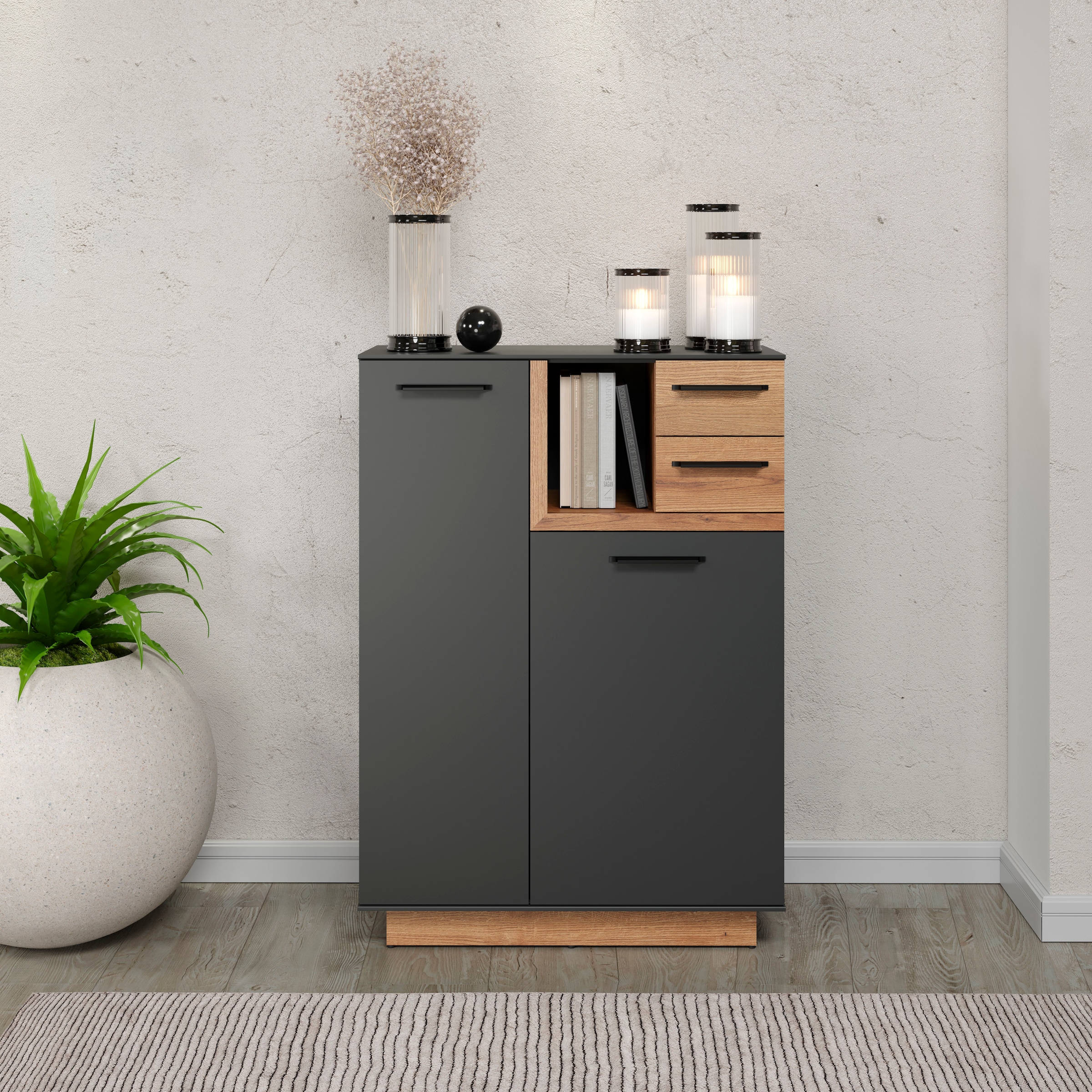 INOSIGN Kommode »Premont«, (1 St.), Maße B/H/T ca.: 80/113/40 cm, Soft-Close, Garderoben/Schuhschrank