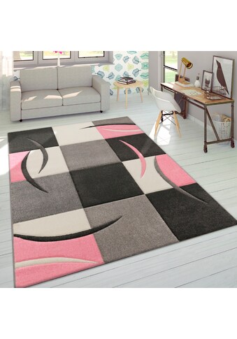 Paco Home Teppich »Lara 235«, rechteckig, Kurzflor, modernes Design, Pastell-Farben,... kaufen