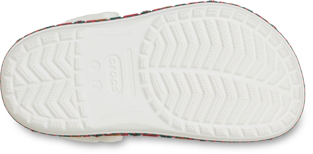 Crocs Clog »Crocband Holiday Clog K«  Weihnachtsschuh, Hausschuh mit bunter Bordüre