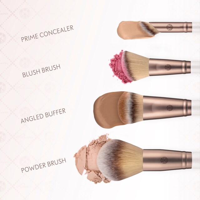 Luvia Cosmetics Kosmetikpinsel-Set »Flawless Face«, (Set, 4 tlg.) im  Online-Shop bestellen