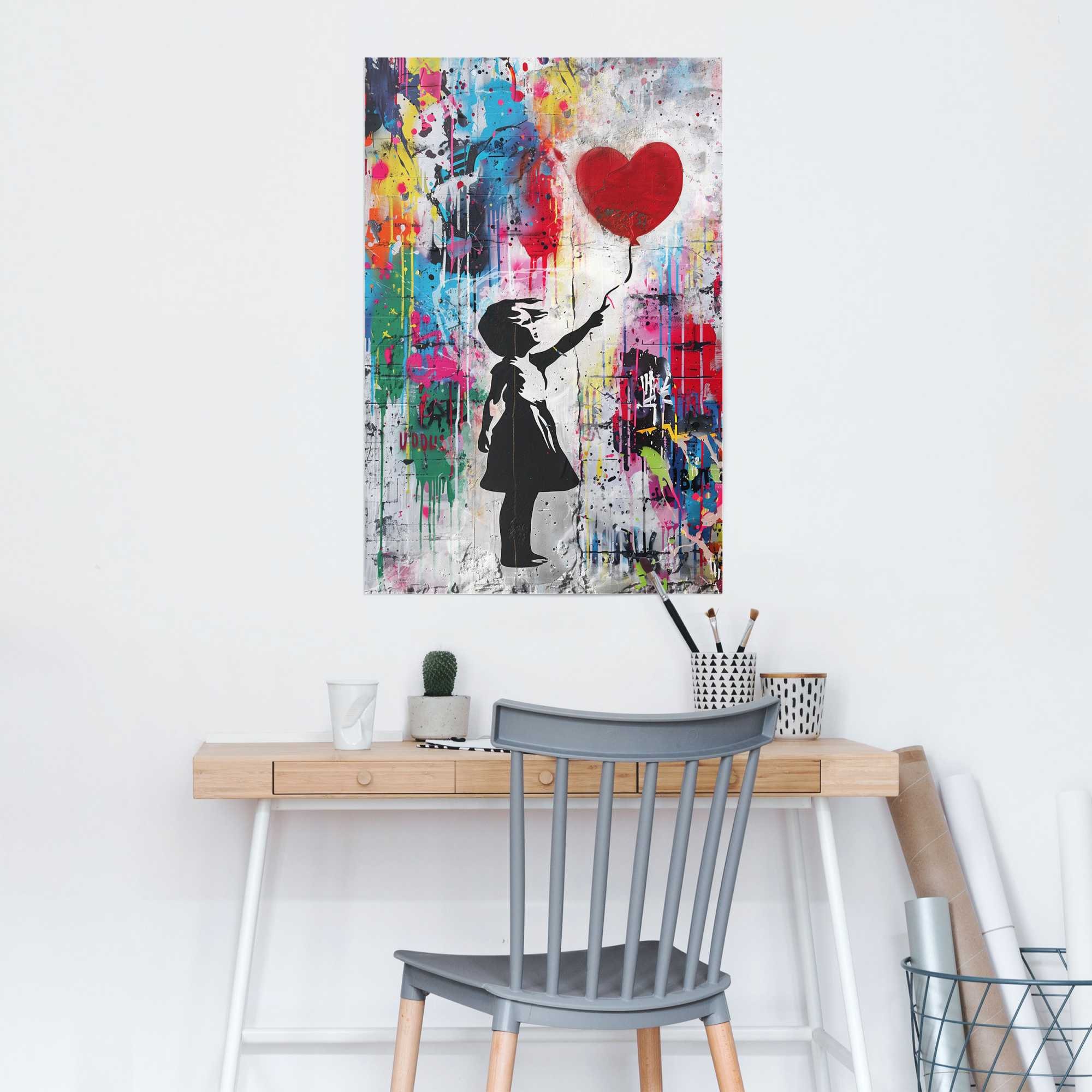 Reinders! Poster »Concrete Balloon Girl« günstig online kaufen