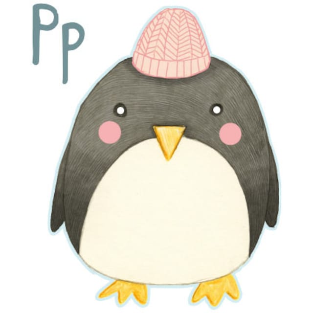 Penguin online St.) Buchstabe P«, Wall-Art Wandtattoo (1 »Pinguin kaufen