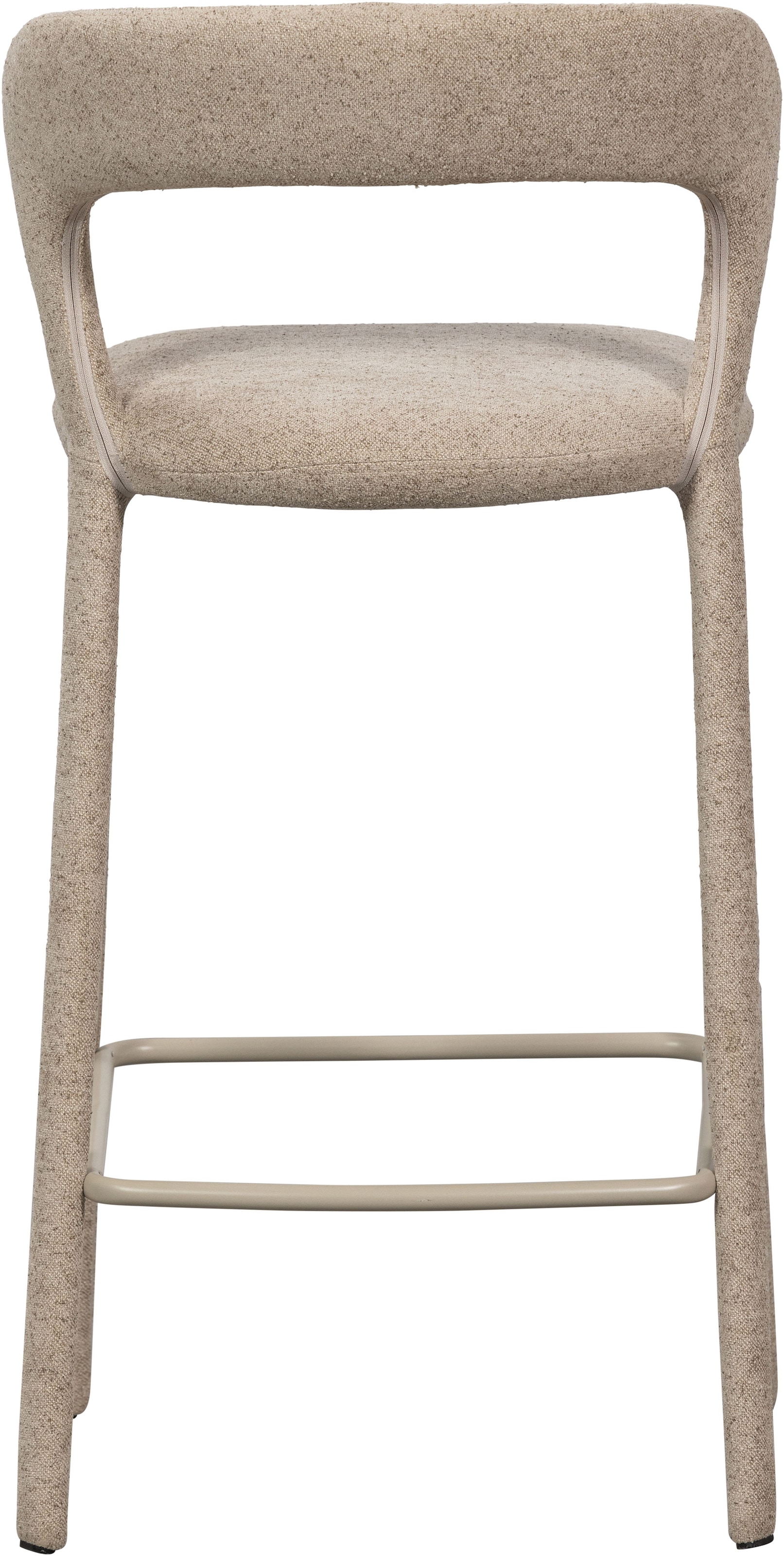 WOOOD Barhocker »Noble mit Fußstütze und vollständig gepolstertem B 48 x T 52 x H 95 cm« Gewebebezug, Belastbarkeit 150 kg, hohe Verschleißfestigkeit