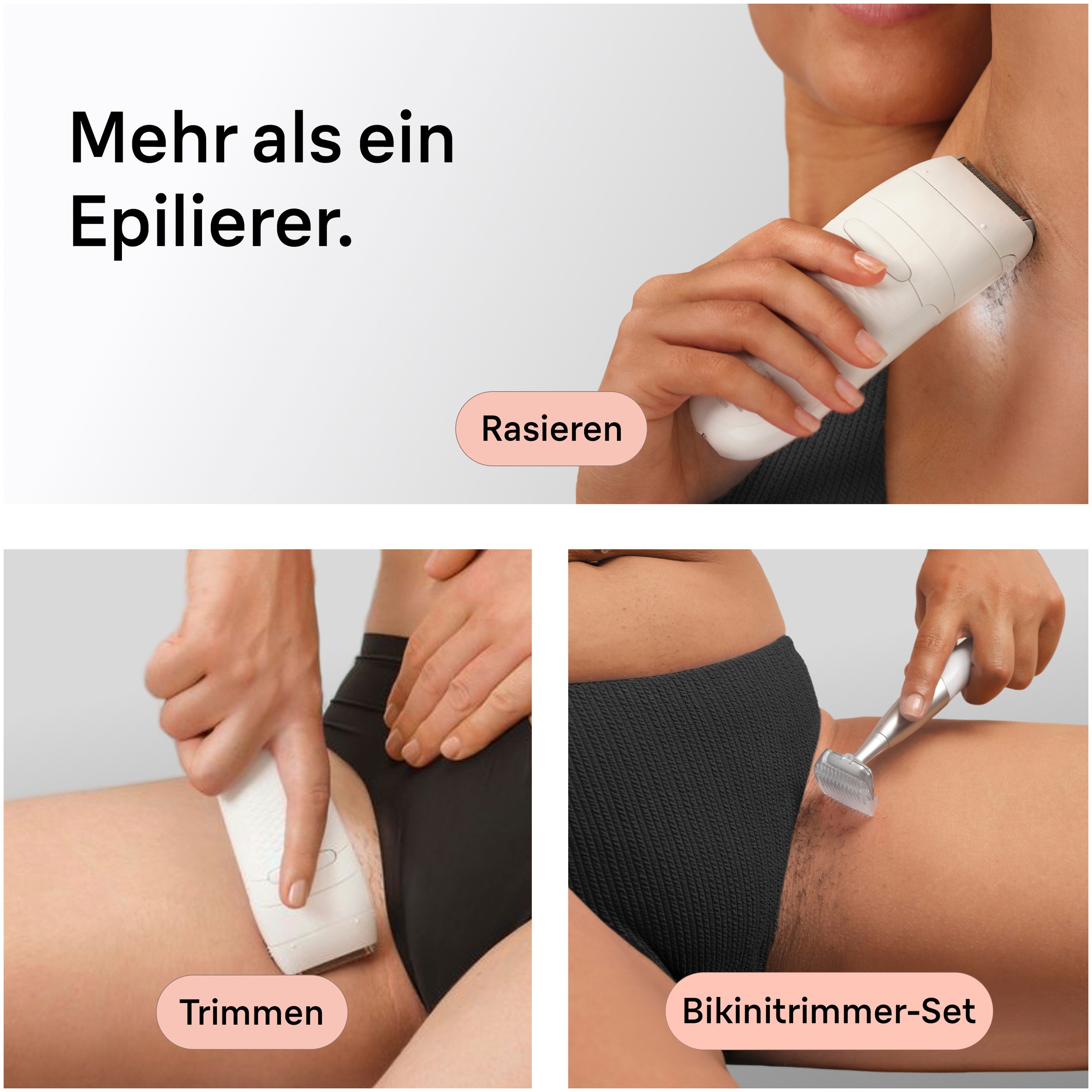 Braun Epilierer »Silk-épil 5 SE5-251« Wet & Dry, Rasier- und Trimmeraufsatz, Bikini-Trimmer