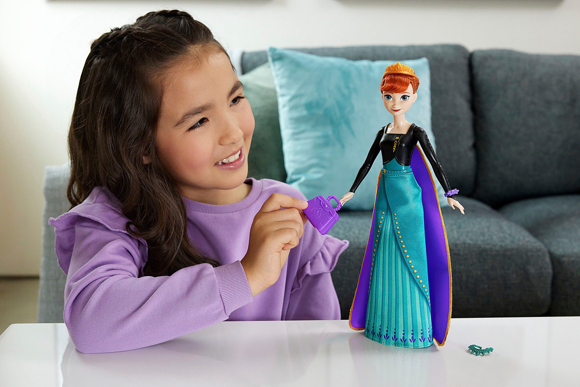 Mattel® Anziehpuppe »Disney Die Eiskönigin Spin & Reveal Anna«