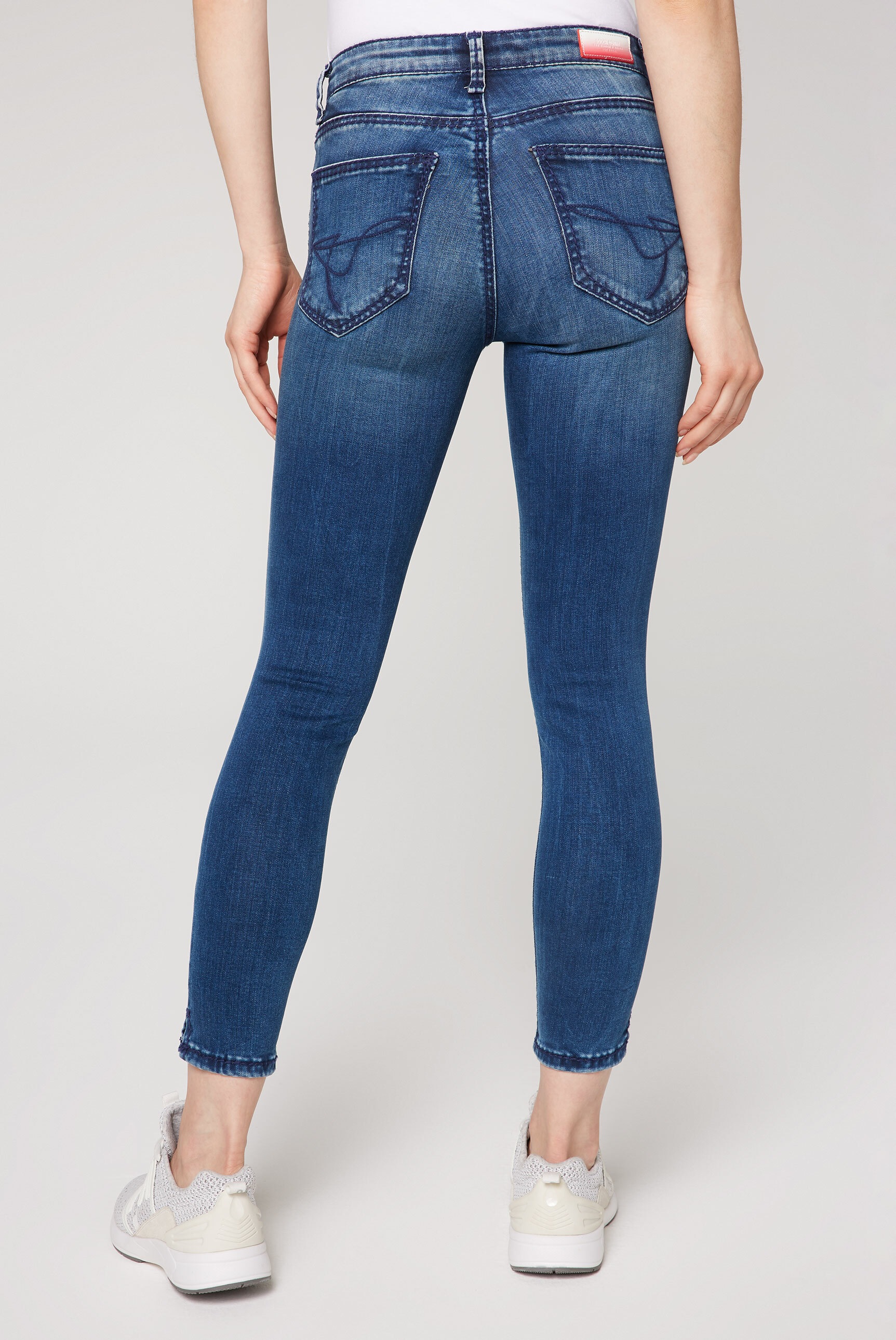 SOCCX Slim-fit-Jeans, mit breiten Nähten