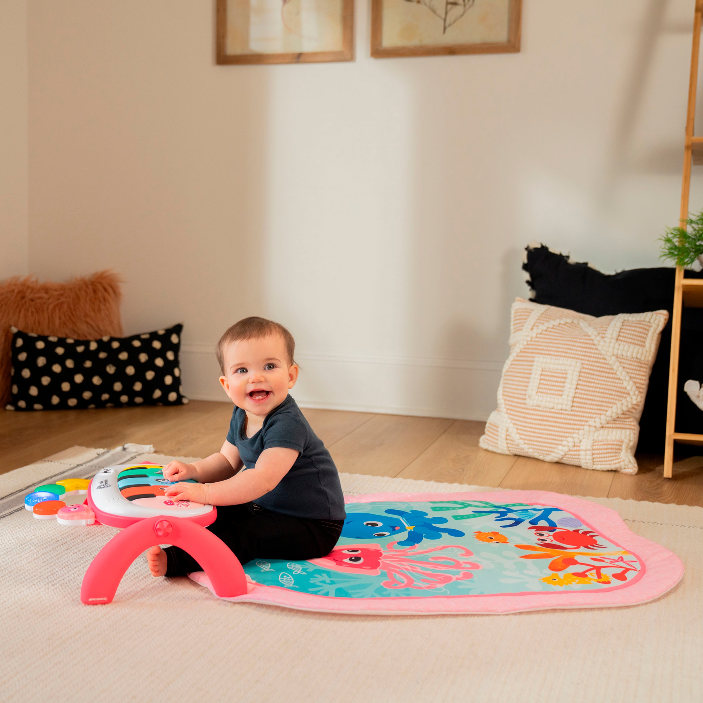Baby Einstein Spielbogen »4-in-1 Kickin’ Tunes Jellyfish Jamboree Music & Language Discovery Gym«, mit Soundeffekt