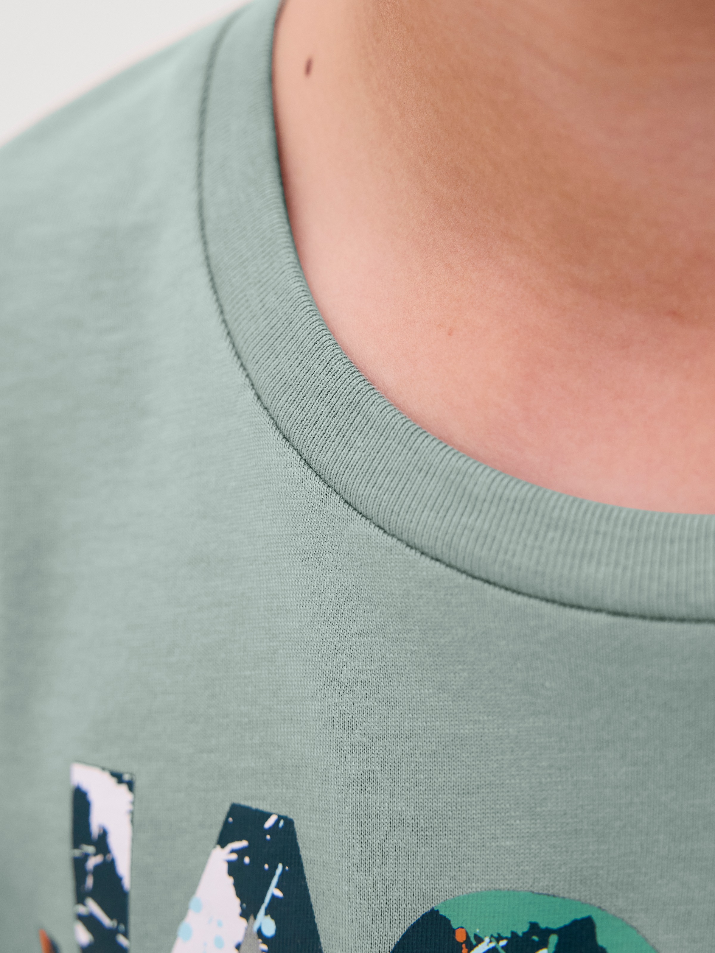 Jack & Jones Junior Langarmshirt »JJGEPLAS TEE LS CREW NECK JNR«