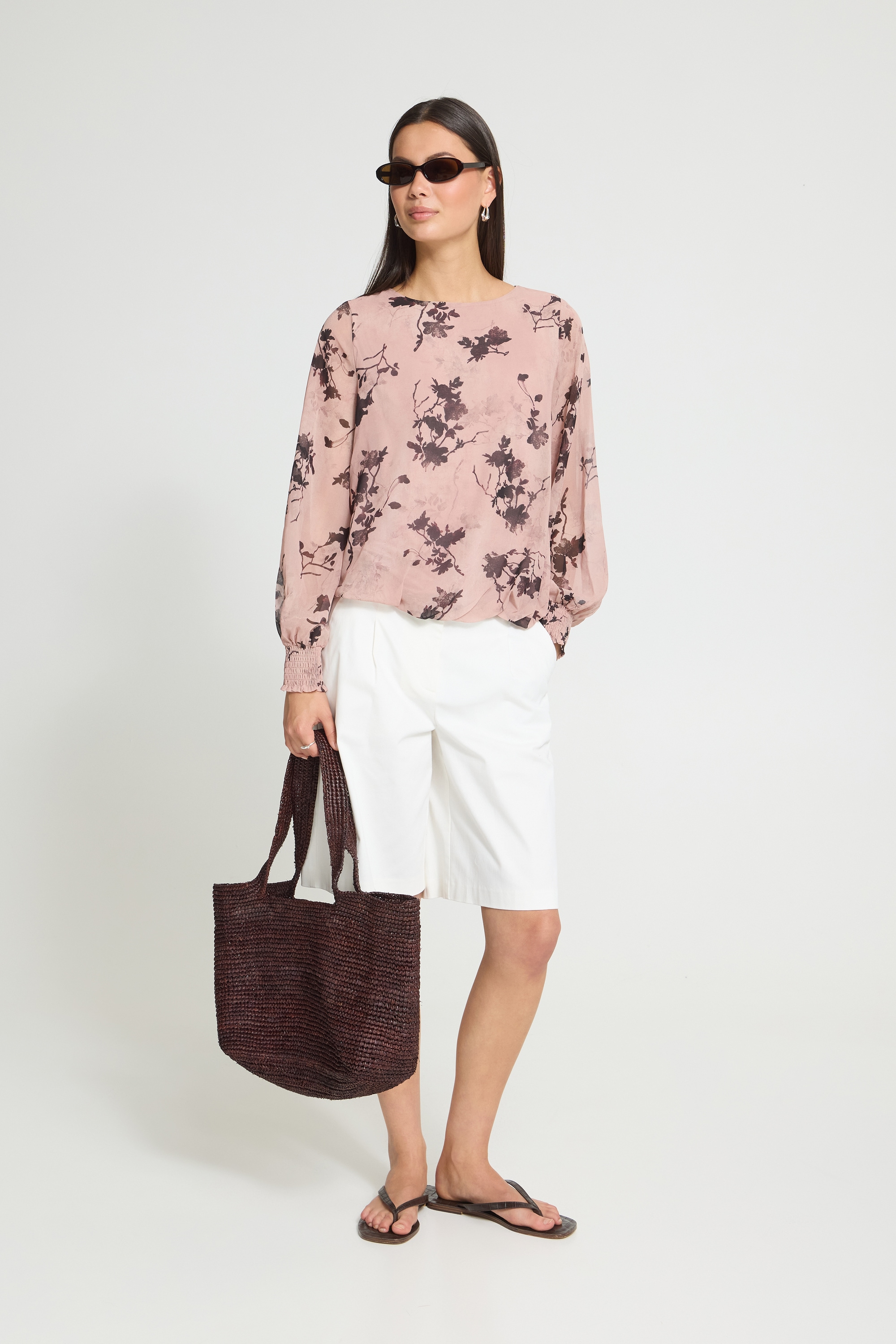 b.young Blusentop »Damen Bluse langarm BYXIMMA«