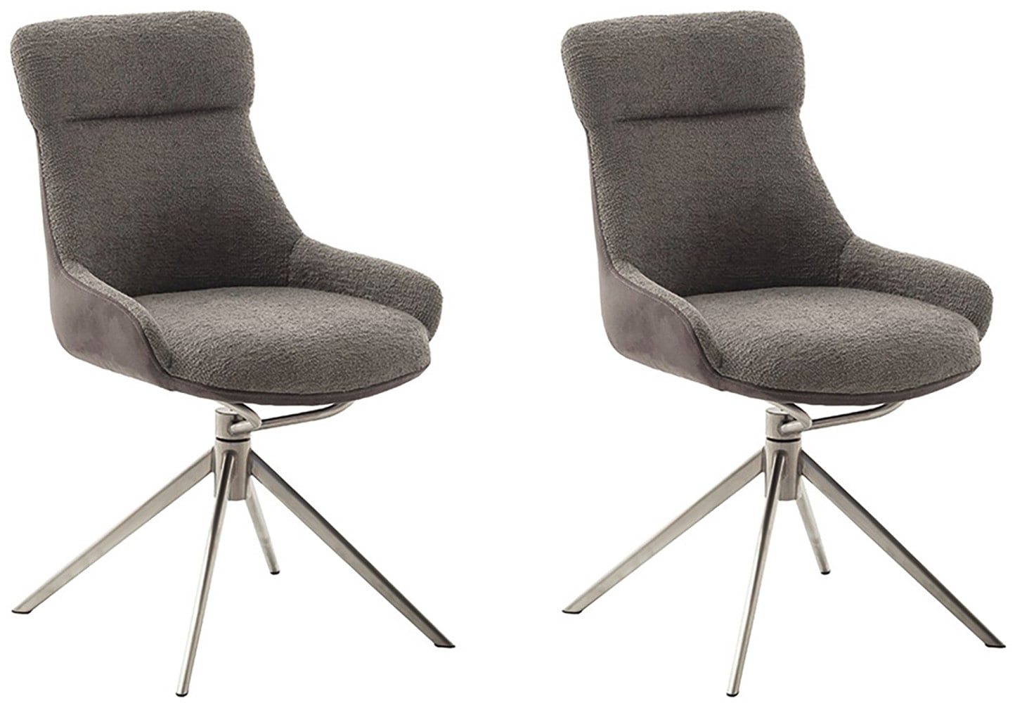 MCA furniture Esszimmerstuhl, Feingewebe, (2er-Set), drehbar 360°, Dreh- & günstig online kaufen