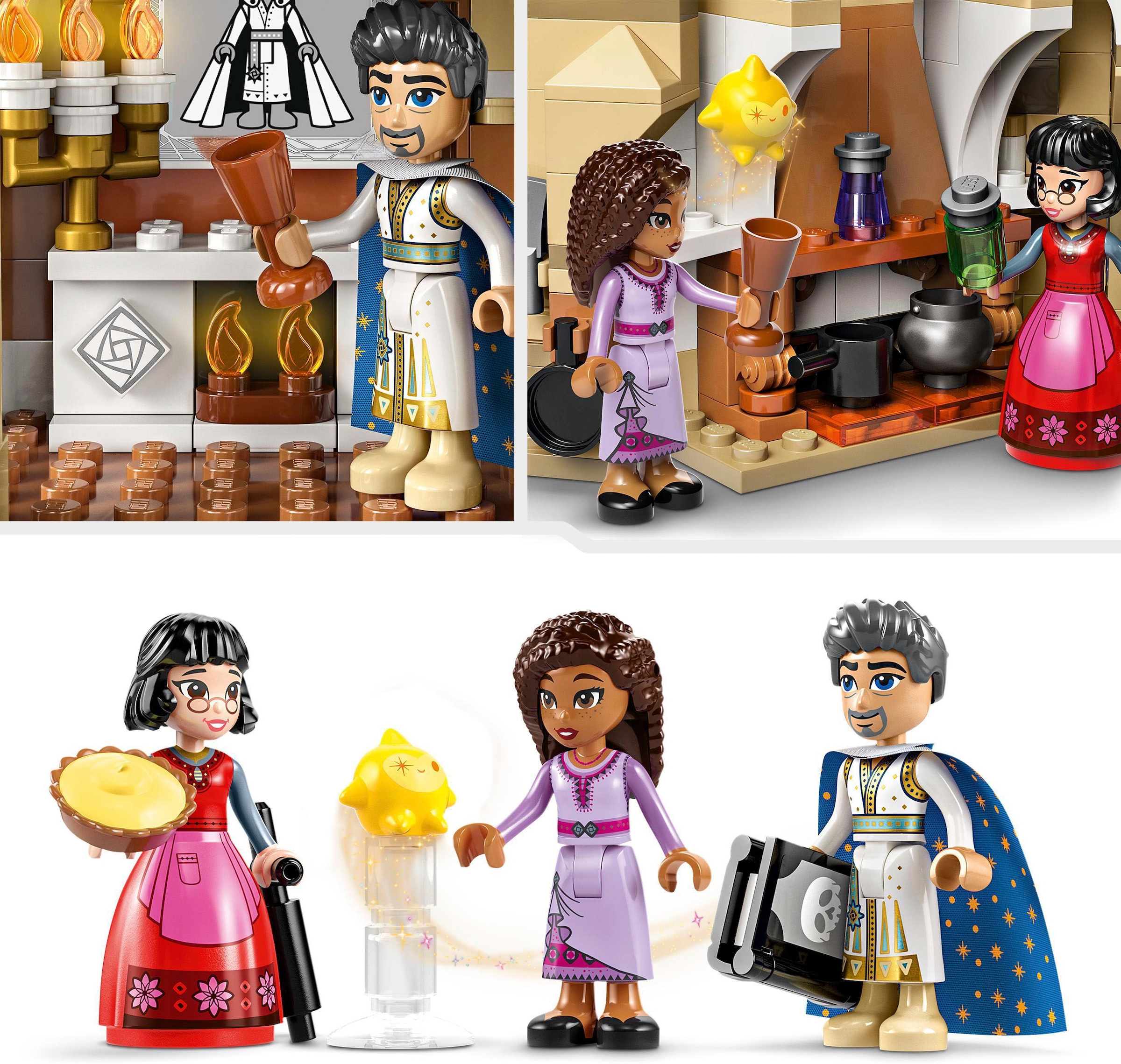 LEGO® Konstruktionsspielsteine »König Magnificos Schloss (43224), LEGO® Disney«, (613 St.), Made in Europe
