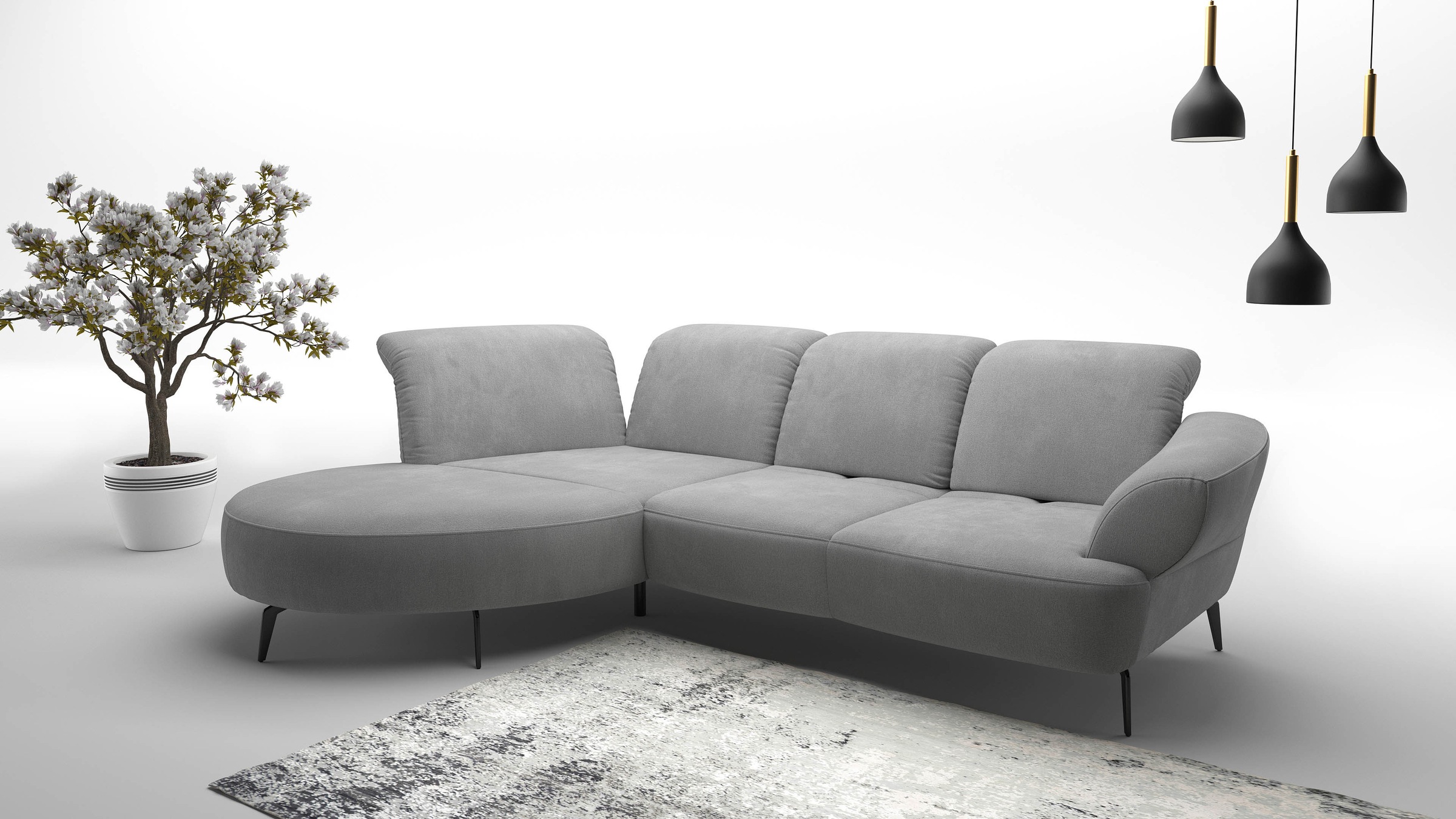 sit&more Ecksofa »Dance, L-Form, inkl. Sitztiefenverstellung« inkl. Click&S günstig online kaufen