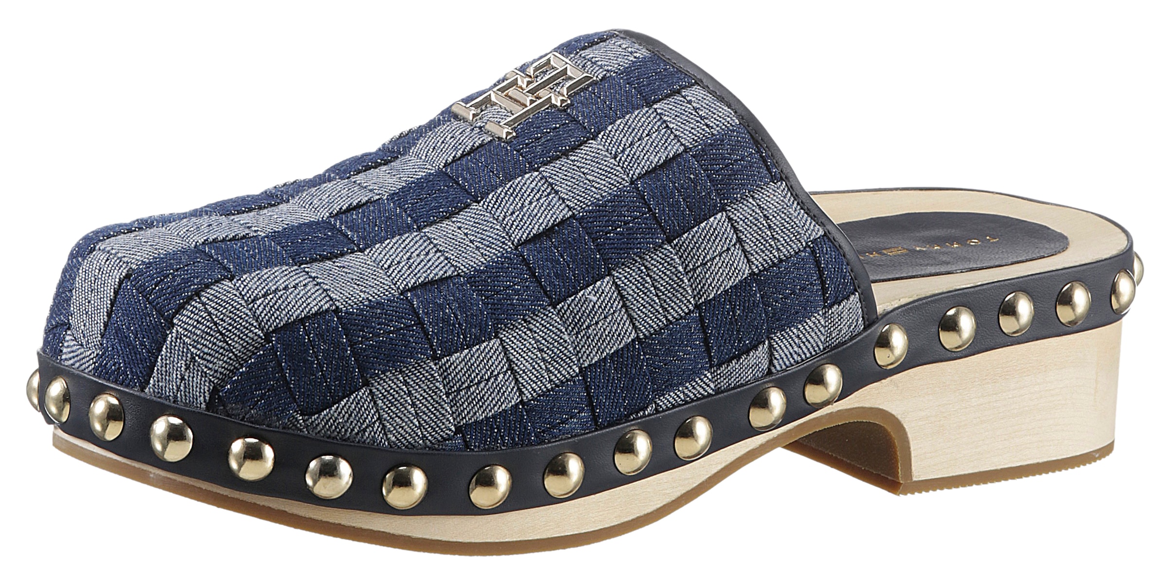 Clog »TH DENIM CONTRAST CLOG«, im trendigen Retro-Look