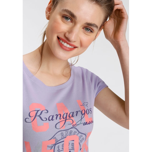 KangaROOS Print-Shirt, mit Logodruck im California-Style - NEUE KOLLEKTION  online bestellen