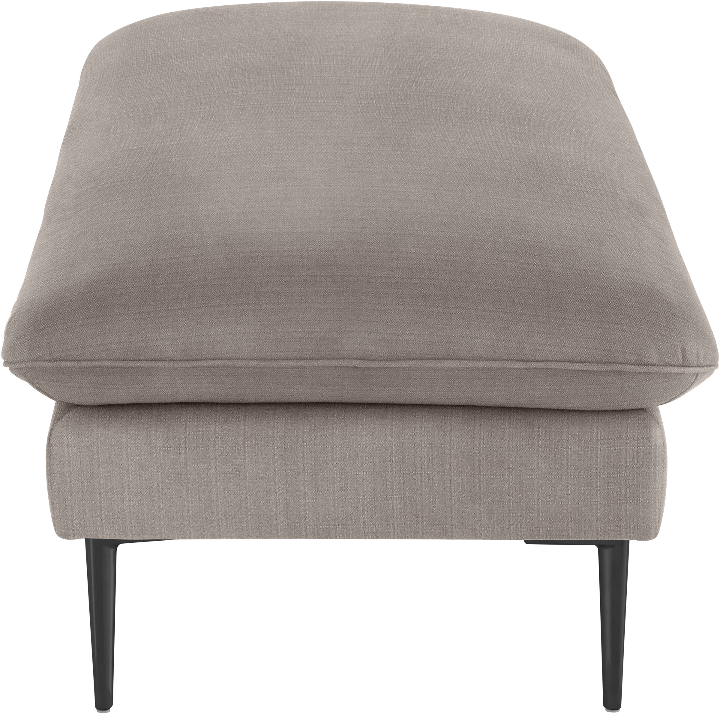 W.SCHILLIG Hocker »enjoy&MORE« Füße schwarz pulverbeschichtet, Breite 151 cm