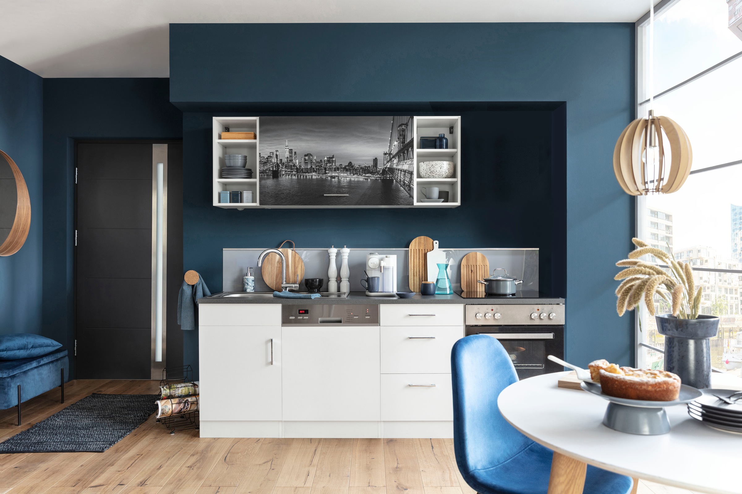 KOCHSTATION Küchenzeile »KS-Paris – Küchen mit einzigartigen Fotomotiven au günstig online kaufen