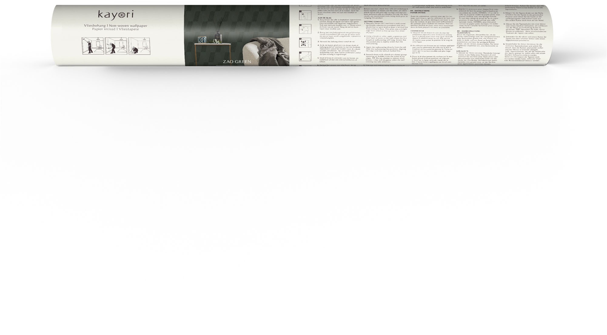 kayori Vliestapete »Zao« grafisch glatt 10mx52cm (ca. 5m2)