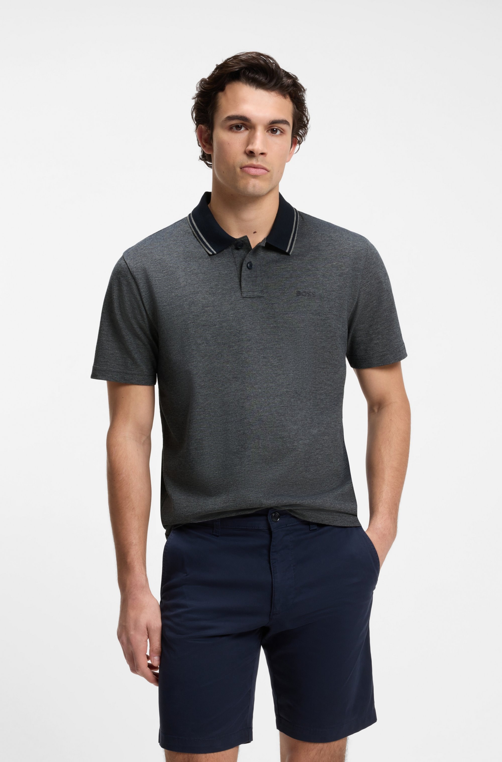 BOSS ORANGE Poloshirt »PeoxfordNew« mit Polokragen