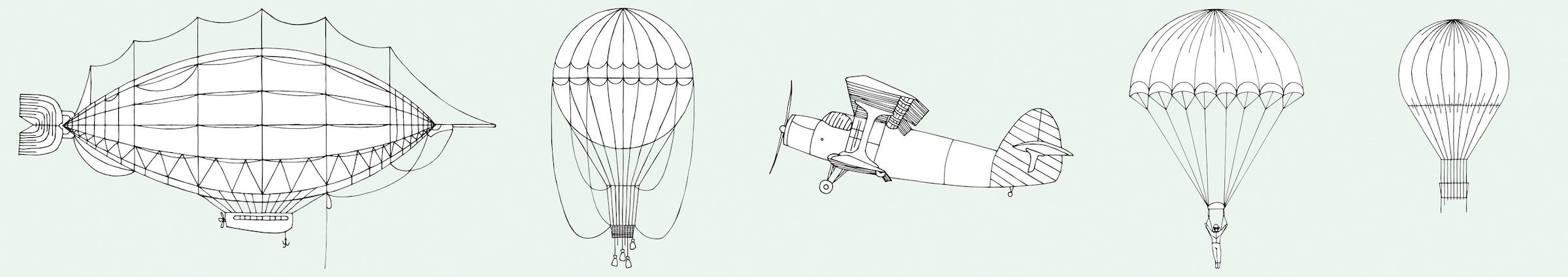 Marburg Kindertapete, Motiv-matt, Zeppelin, Flugzeug, moderne Tapete für Wo günstig online kaufen