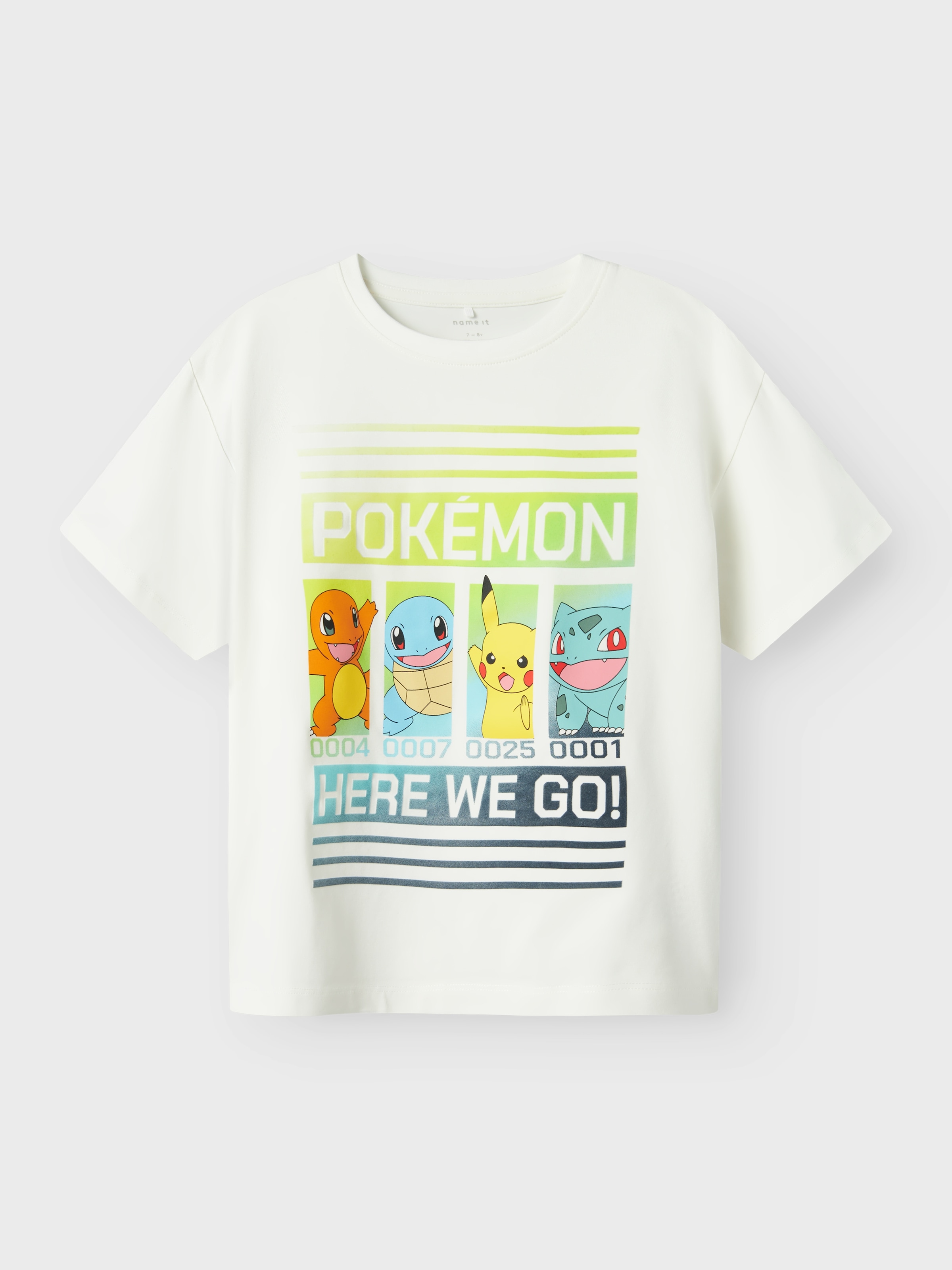 Name It T-Shirt »NKMMABR POKEMON NREG SS TOP BOX NOOS SKY«, mit großem Pokémon-Frontmotiv