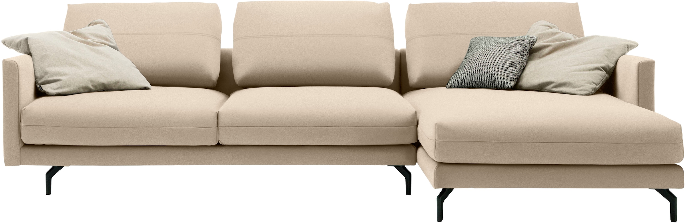 Creation BY ROLF BENZ Ecksofa »CR.414, Designecksofa, Polsterecke, L-Form«, wahlweise aus feinstem Rindsleder oder hochwertigem Chenille