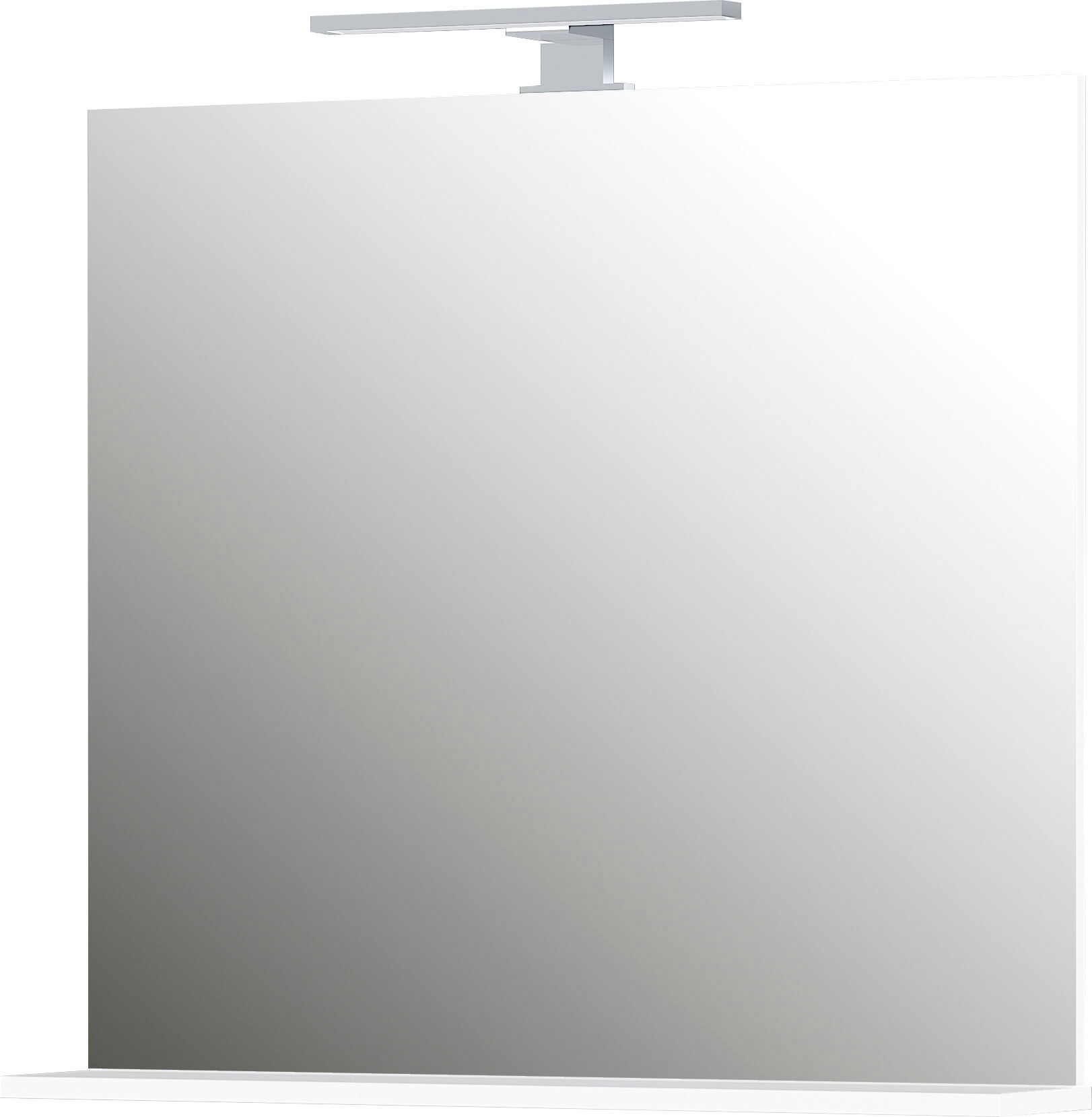 GERMANIA Badmöbel-Set »Torrance«, (4 St.), Unterschrank, Spiegelschrank mit Beleuchtung, Kommode und Hochschrank