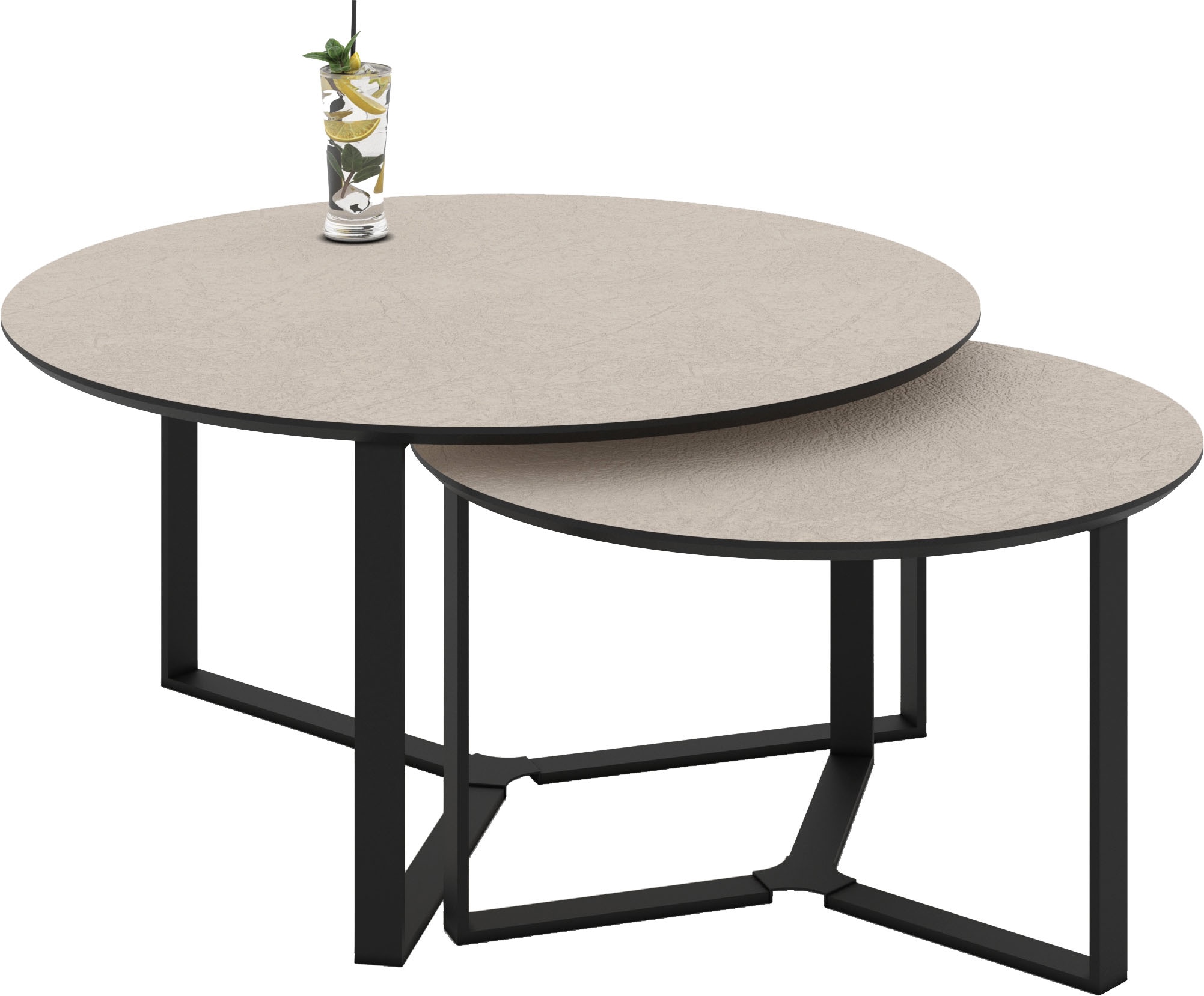 HELA Couchtisch »MASSA« Set, 2 Stk. tlg. günstig online kaufen