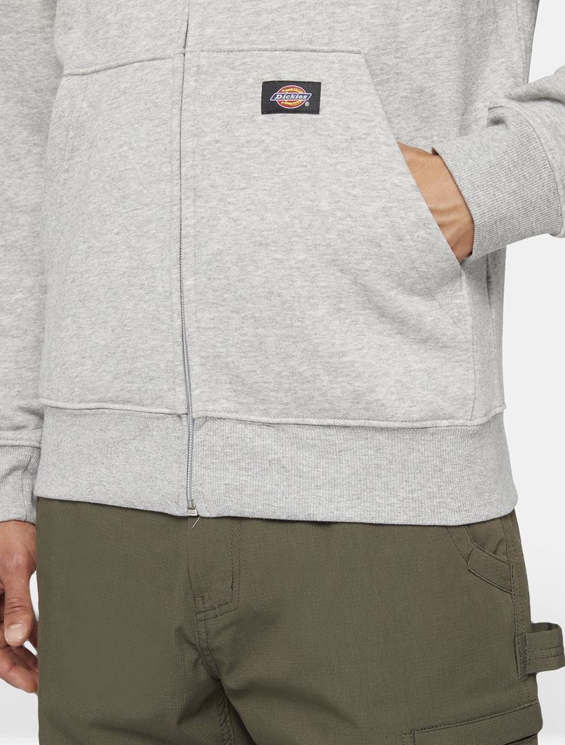 Dickies Kapuzensweatjacke »Dickies Workwear Sweatshirt MWG FUL ZIP FLC HOD REG GREY«
