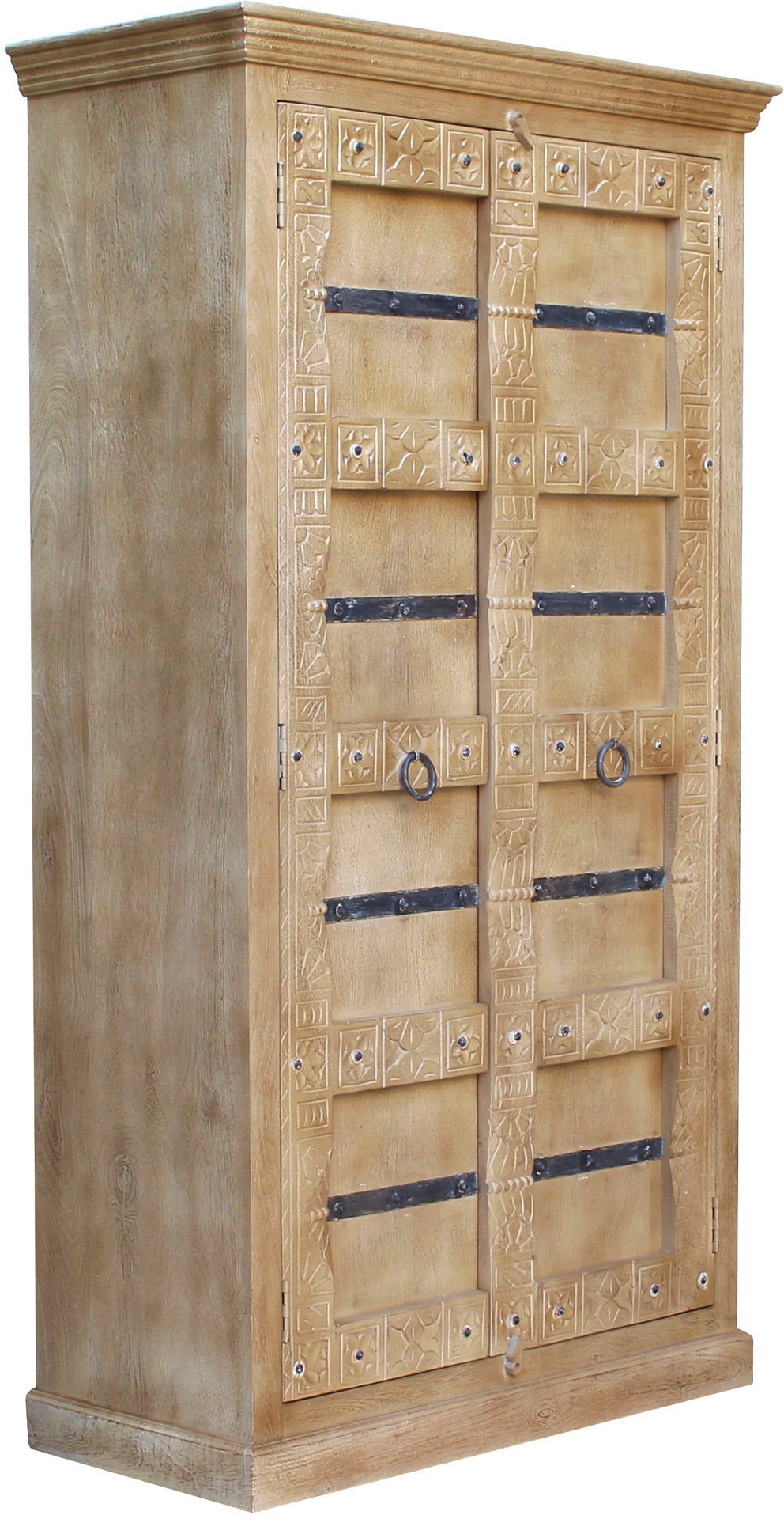 SIT Garderobenschrank »Daipur« geschnitzte Verzierungen