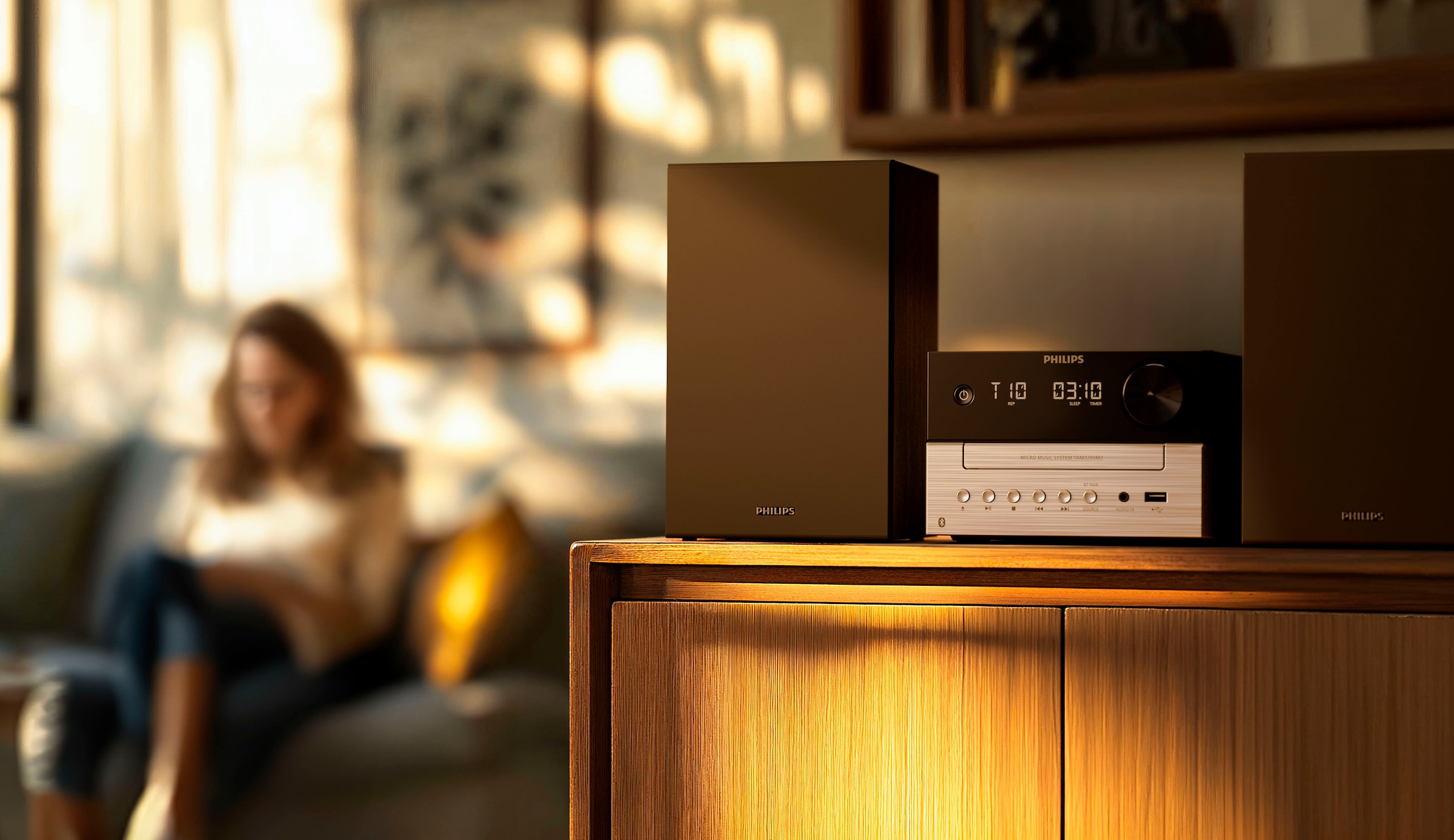 Philips Stereoanlage »TAM3205M2/12«, (Bluetooth 20 W)