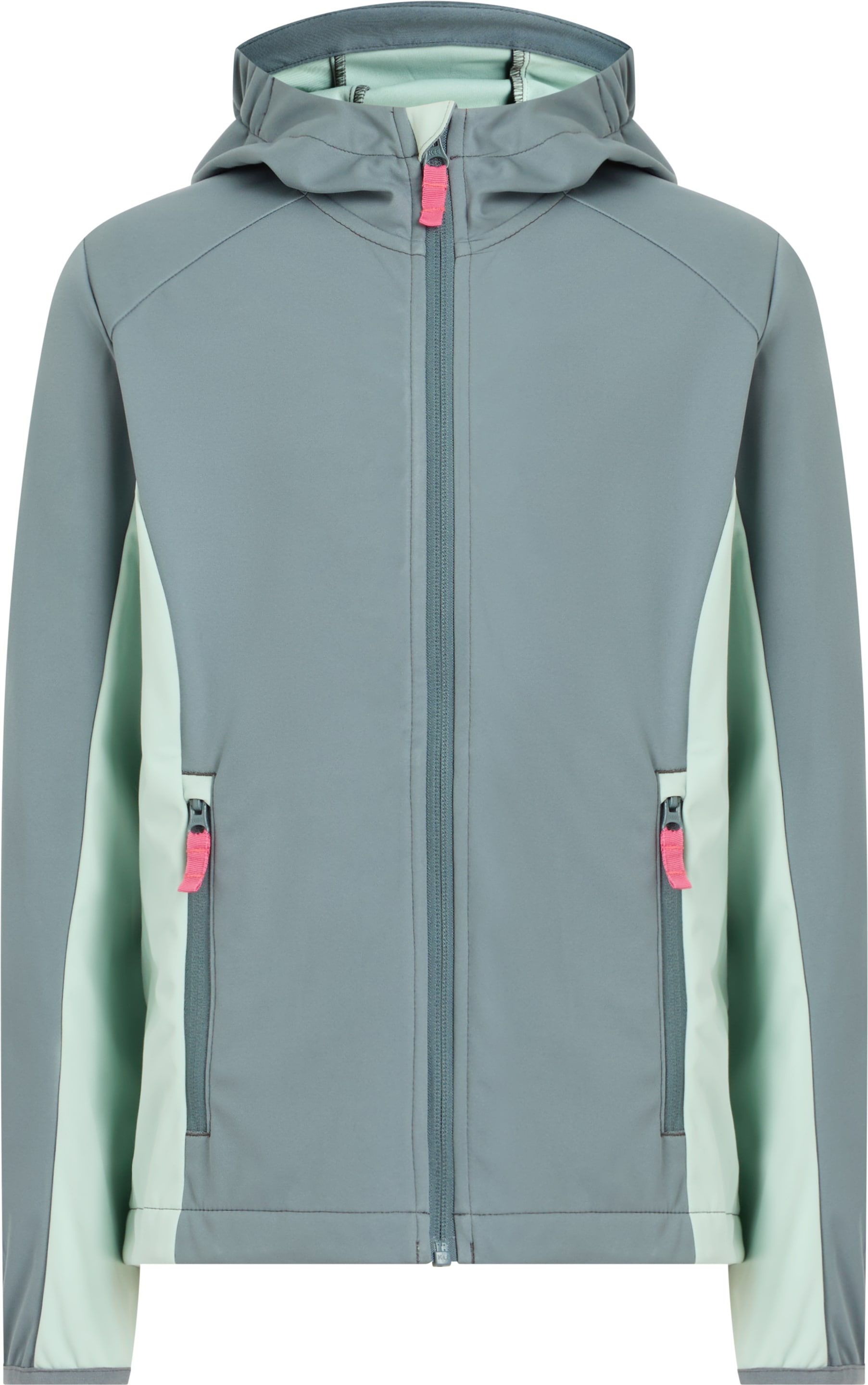 McKINLEY Outdoorjacke »DA.-UNTERJACKE ABE LT G« mit Kapuze mit kontrastfarbigen Einsätzen und Reißverschlüssen