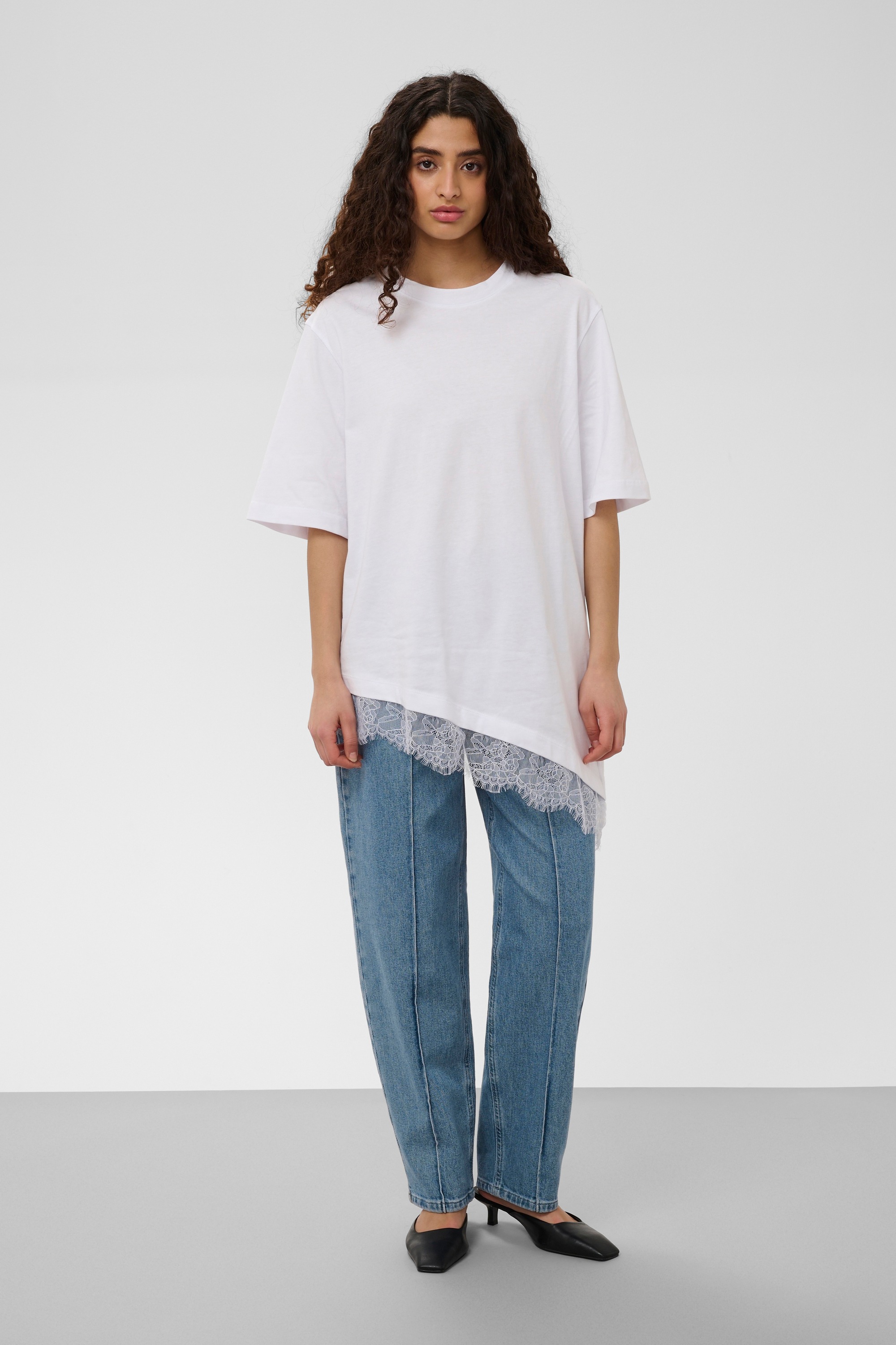 SOAKED IN LUXURY Longtop »T-shirt SLJina«