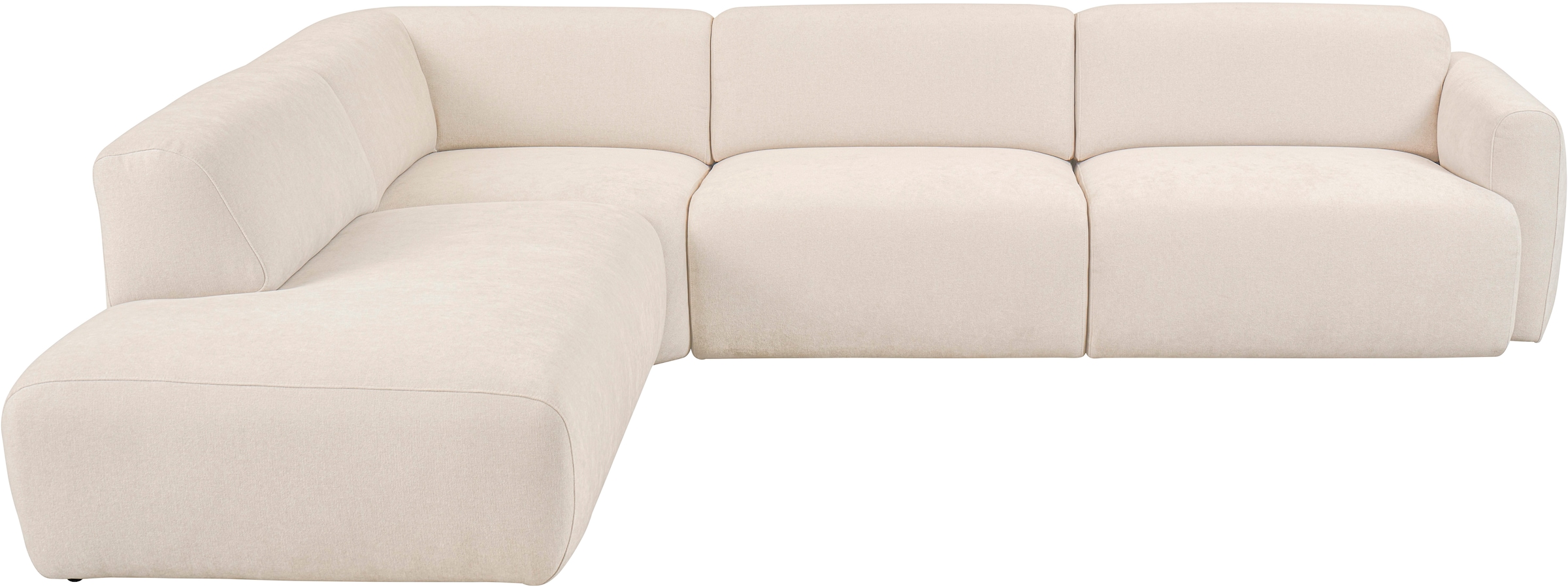 andas Ecksofa »Myrland«, Breite 241 cm, Chenille, Easy Clean Stoff, mit Kaltschaum