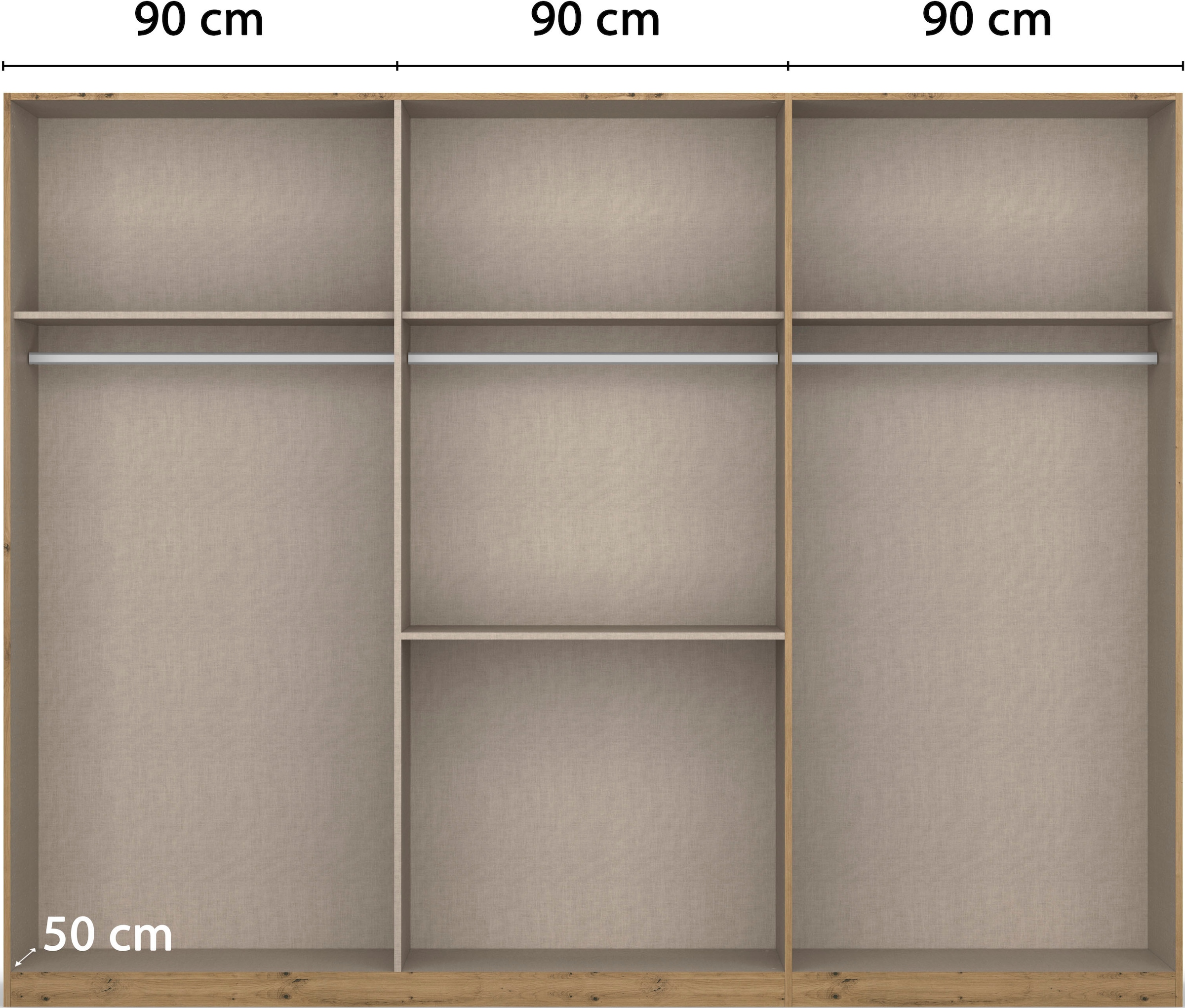 rauch Schlafzimmer-Set »Komplettschlafzimmer Schlafzimmer Stauraumbett MADE IN GERMANY« Set, Liegefläche 180x200, Schrank Maße B/H/T: 271/210/54 cm, 4 tlg. tlg. Schrank mit 5 Schubladen, Bettanlage mit 8 Schubladen MADE IN GERMANY